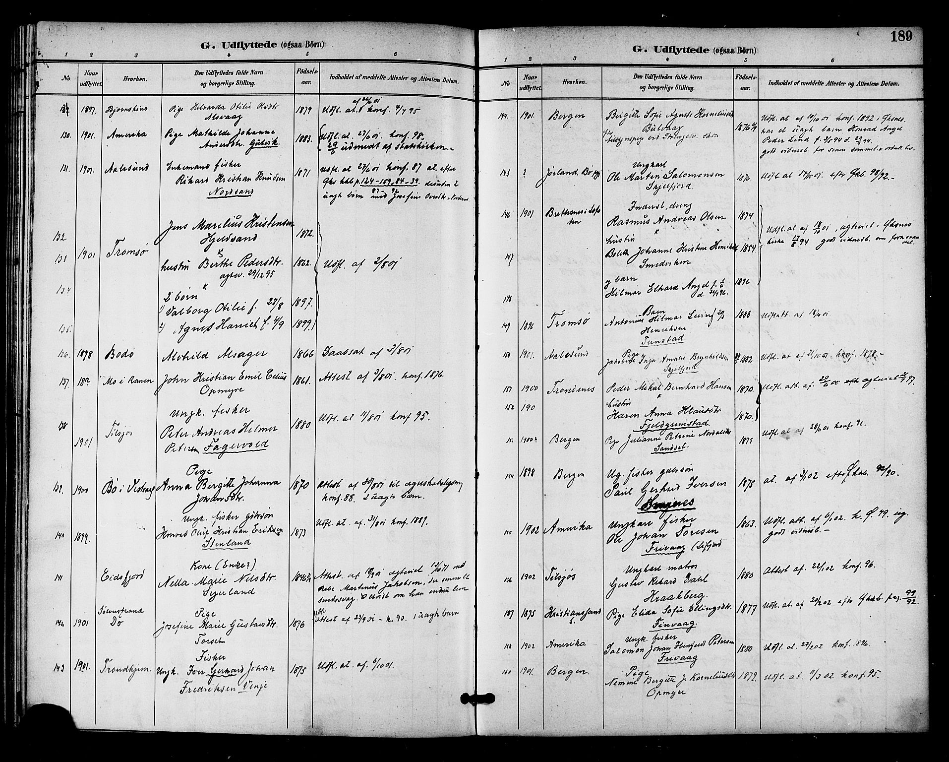 Ministerialprotokoller, klokkerbøker og fødselsregistre - Nordland, AV/SAT-A-1459/893/L1338: Ministerialbok nr. 893A10, 1894-1903, s. 189