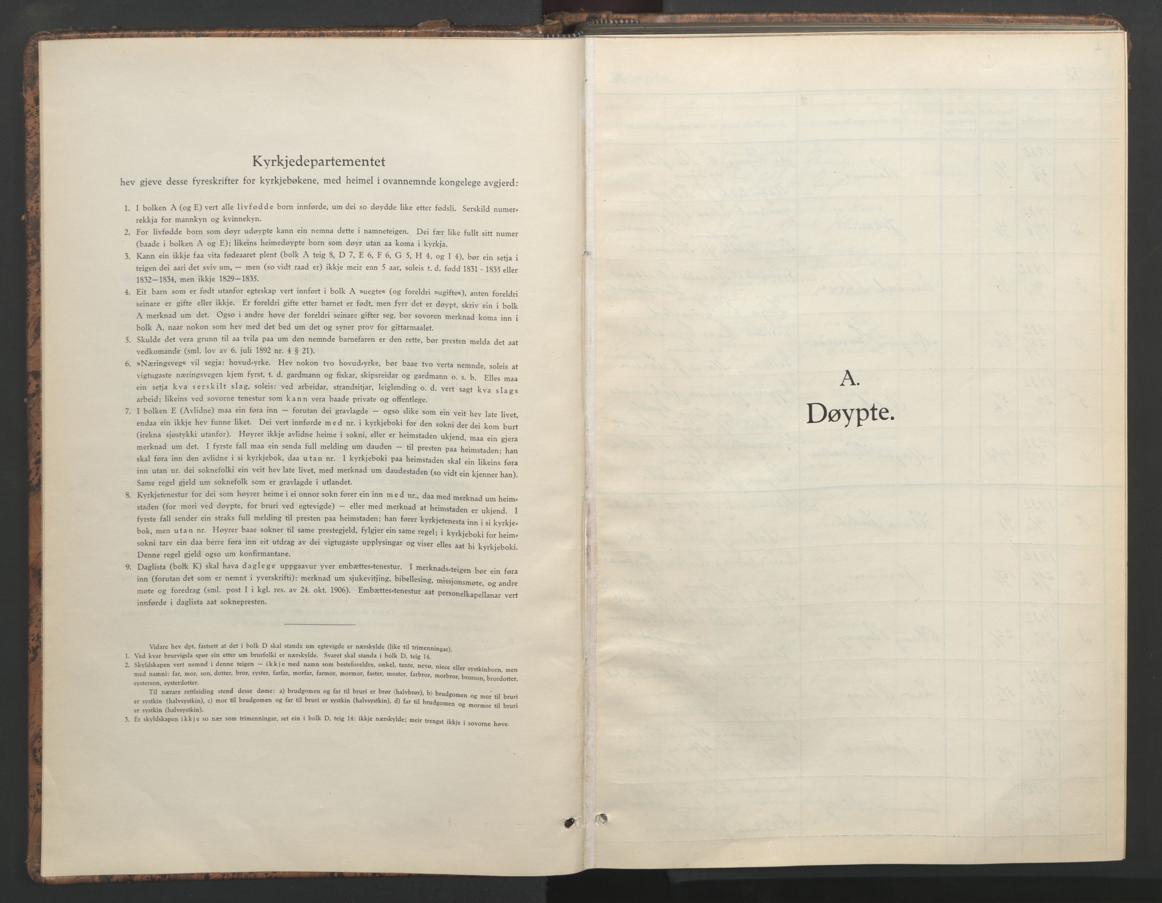 Ministerialprotokoller, klokkerbøker og fødselsregistre - Møre og Romsdal, AV/SAT-A-1454/511/L0161: Klokkerbok nr. 511C07, 1933-1948