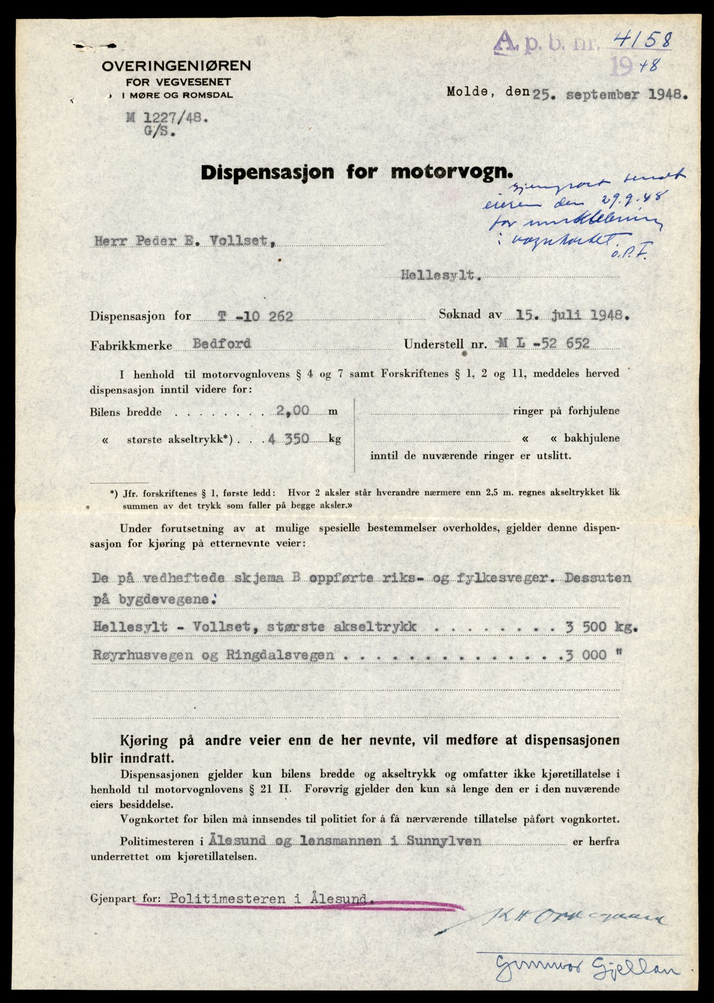 Møre og Romsdal vegkontor - Ålesund trafikkstasjon, AV/SAT-A-4099/F/Fe/L0032: Registreringskort for kjøretøy T 11997 - T 12149, 1927-1998, s. 2777