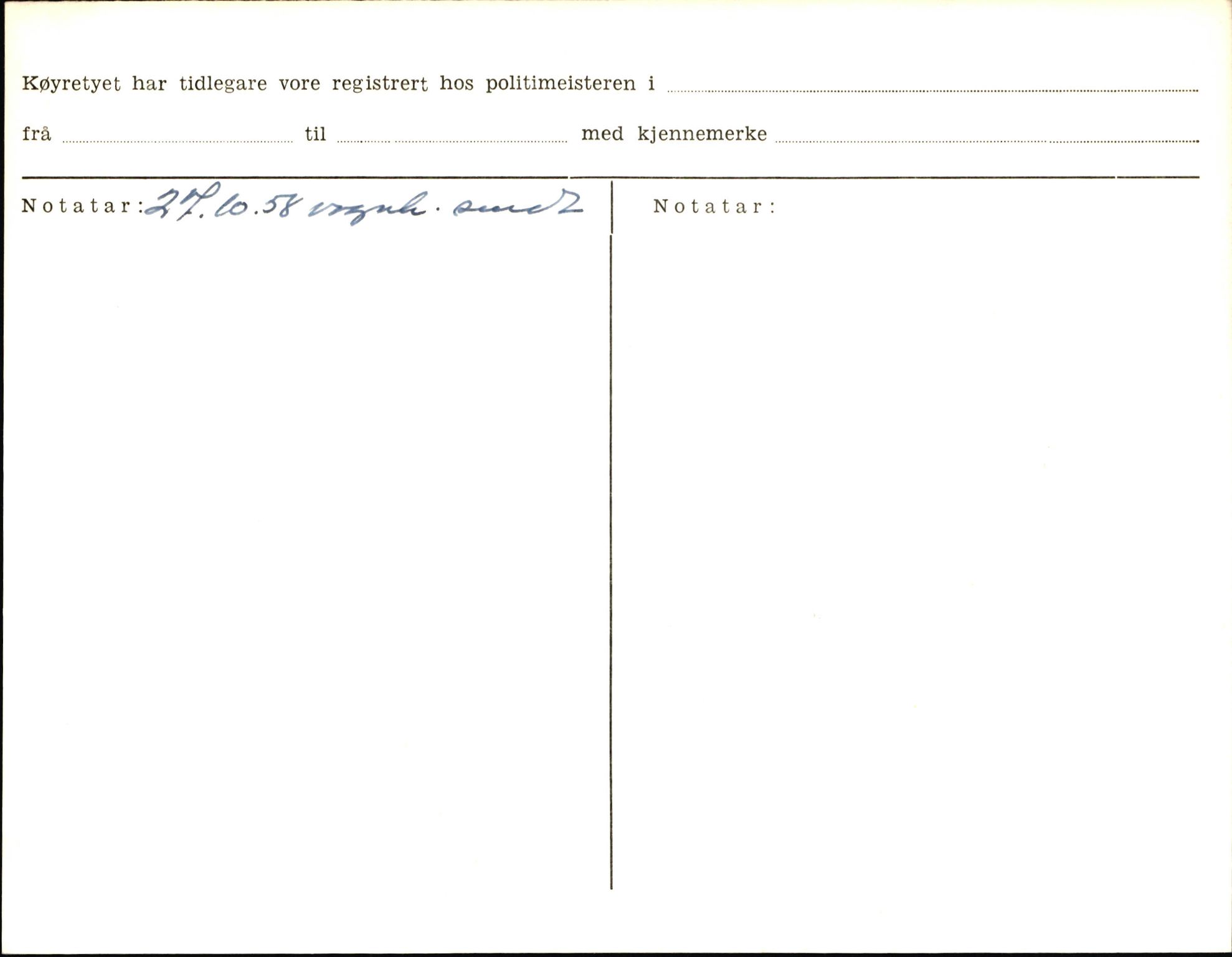 Statens vegvesen, Sogn og Fjordane vegkontor, AV/SAB-A-5301/4/F/L0006: Registerkort utmeldte Fjordane S8300-9500, 1930-1961, s. 113