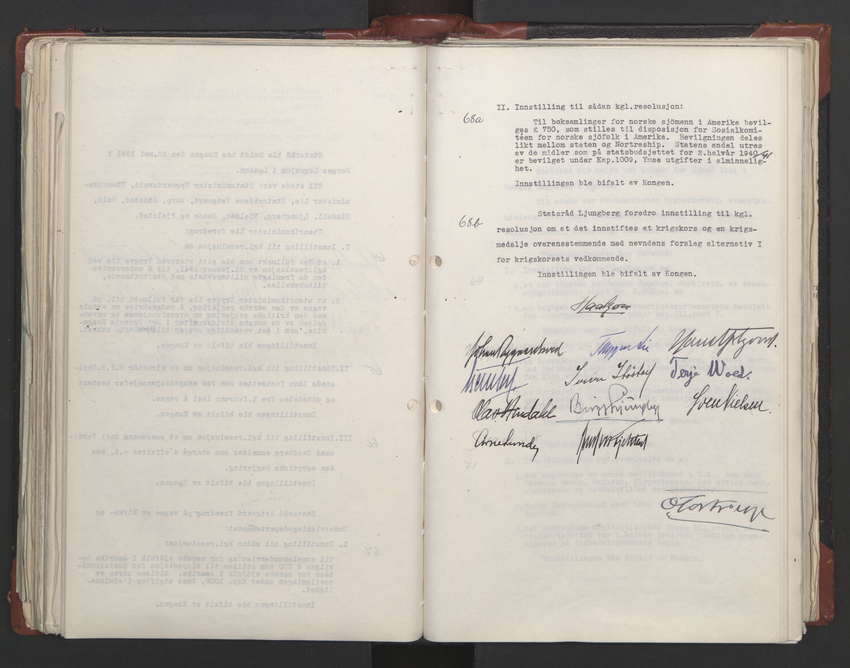 Statsrådssekretariatet, AV/RA-S-1001/A/Ac/L0122: Kgl. res. (9/4) 17/4 1940 -18/12 1942, 1940-1942, s. 182