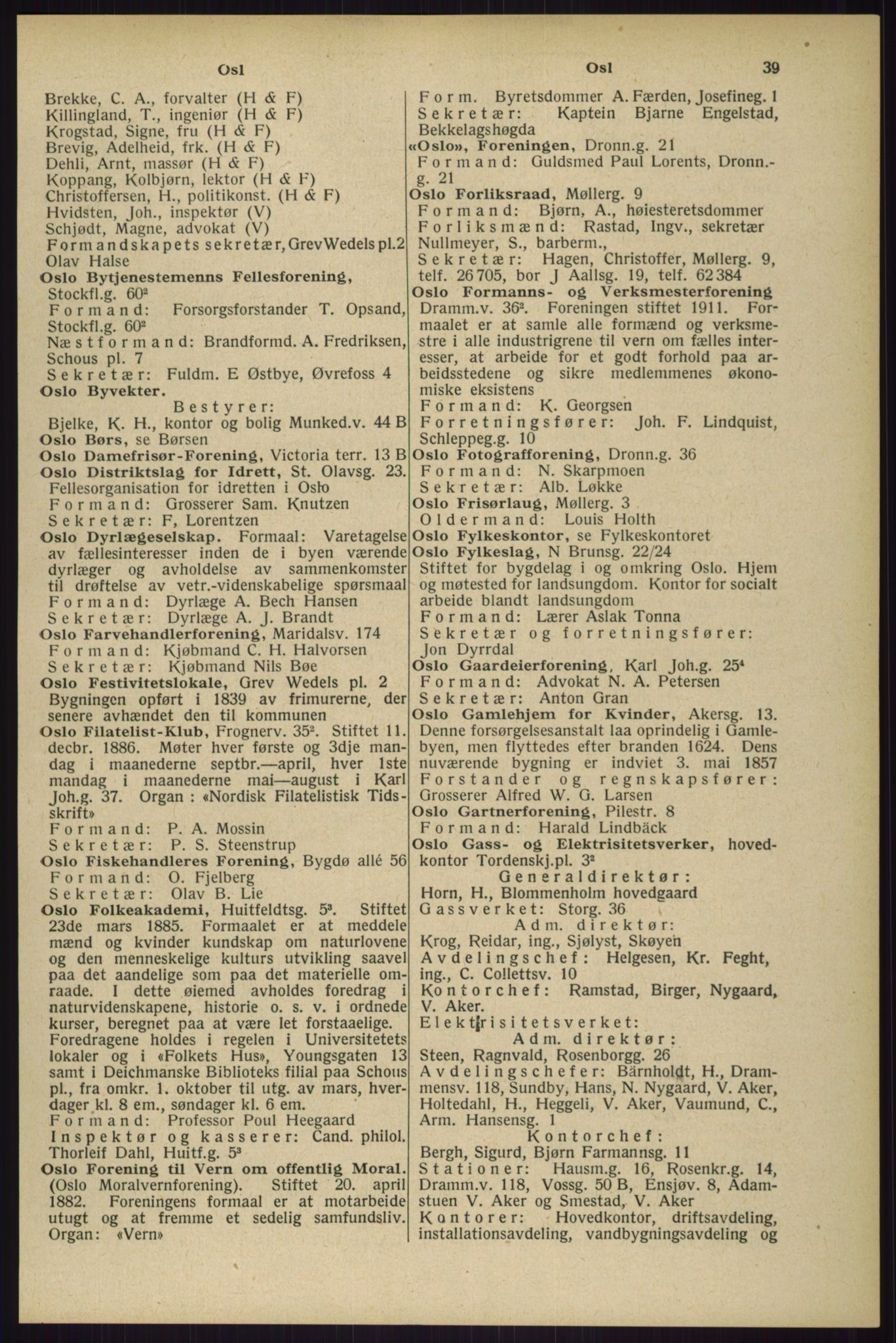 Kristiania/Oslo adressebok, PUBL/-, 1929, s. 39