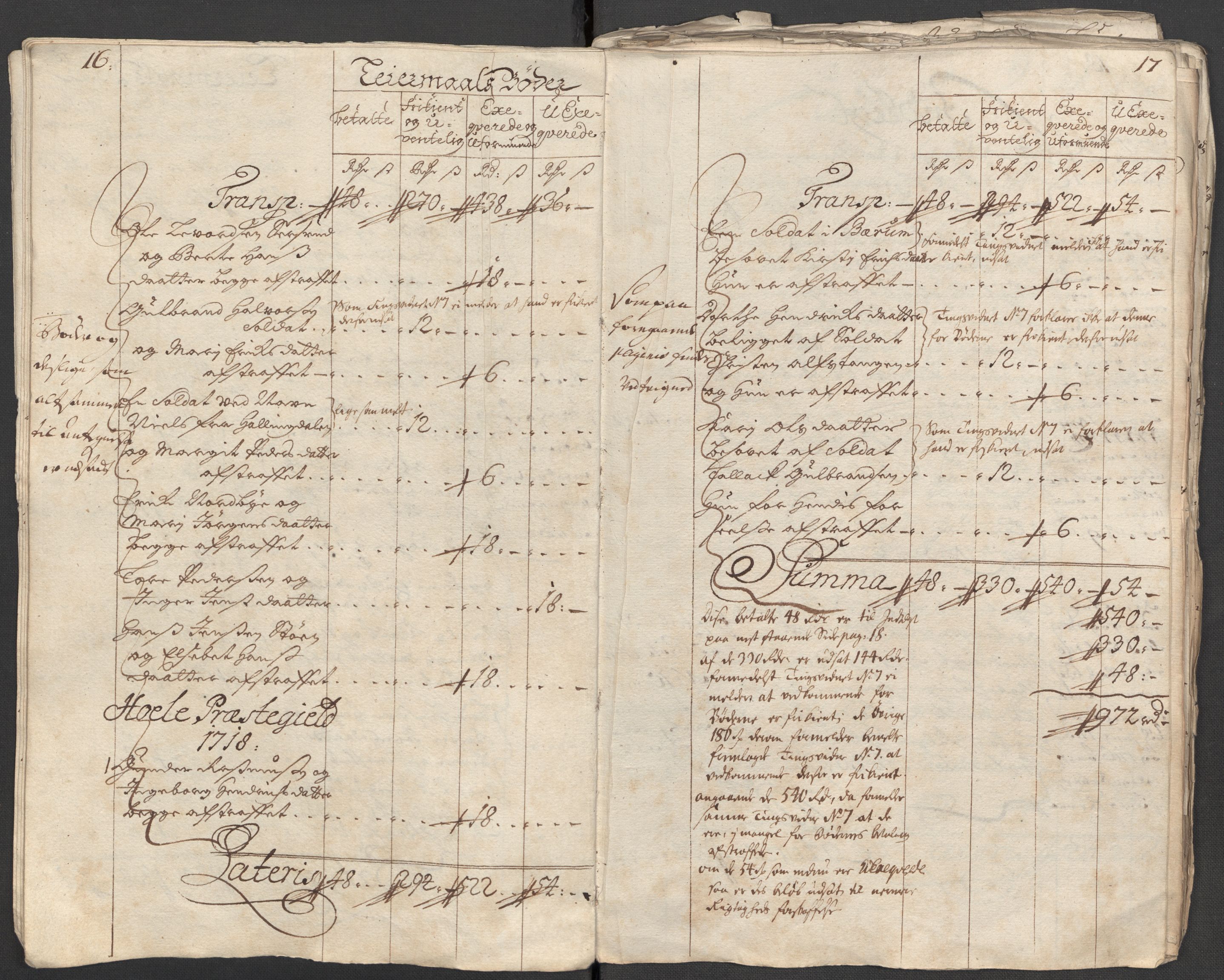 Rentekammeret inntil 1814, Reviderte regnskaper, Fogderegnskap, AV/RA-EA-4092/R23/L1476: Fogderegnskap Ringerike og Hallingdal, 1718, s. 145