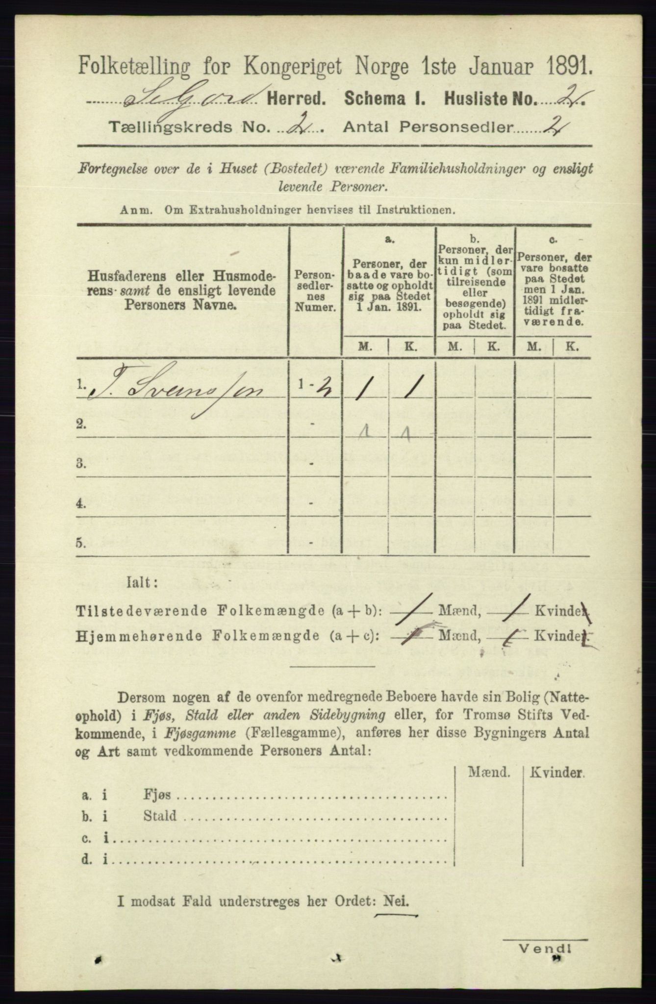 RA, Folketelling 1891 for 0828 Seljord herred, 1891, s. 499