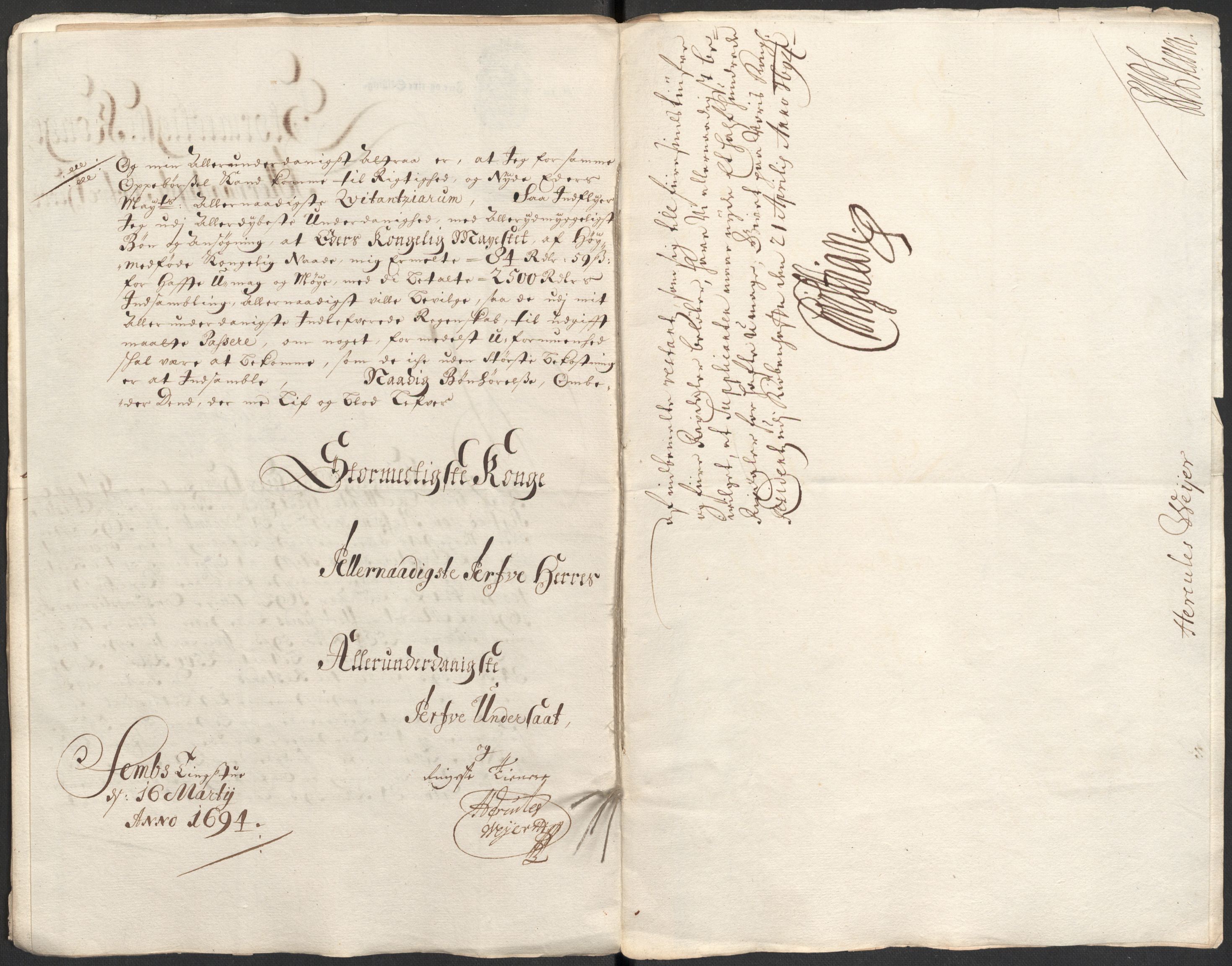 Rentekammeret inntil 1814, Reviderte regnskaper, Fogderegnskap, RA/EA-4092/R35/L2089: Fogderegnskap Øvre og Nedre Telemark, 1690-1692, s. 35