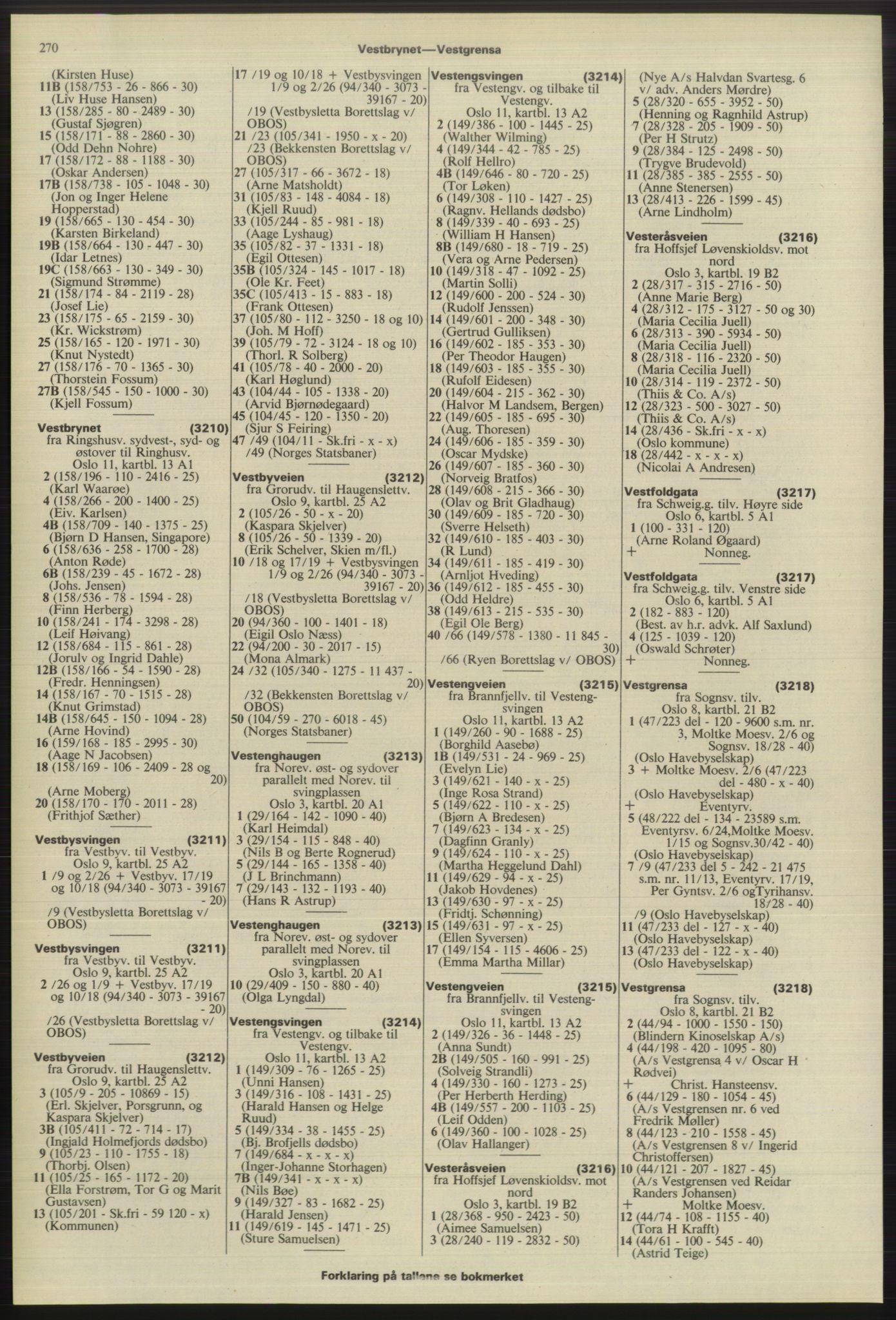 Kristiania/Oslo adressebok, PUBL/-, 1975-1976, s. 270