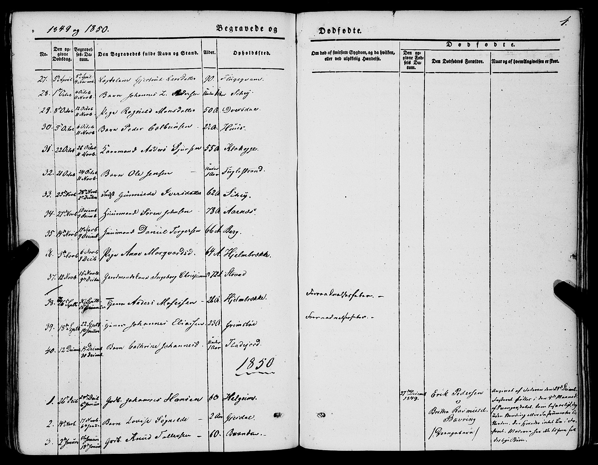 Jølster sokneprestembete, SAB/A-80701/H/Haa/Haaa/L0010: Ministerialbok nr. A 10, 1847-1865, s. 4