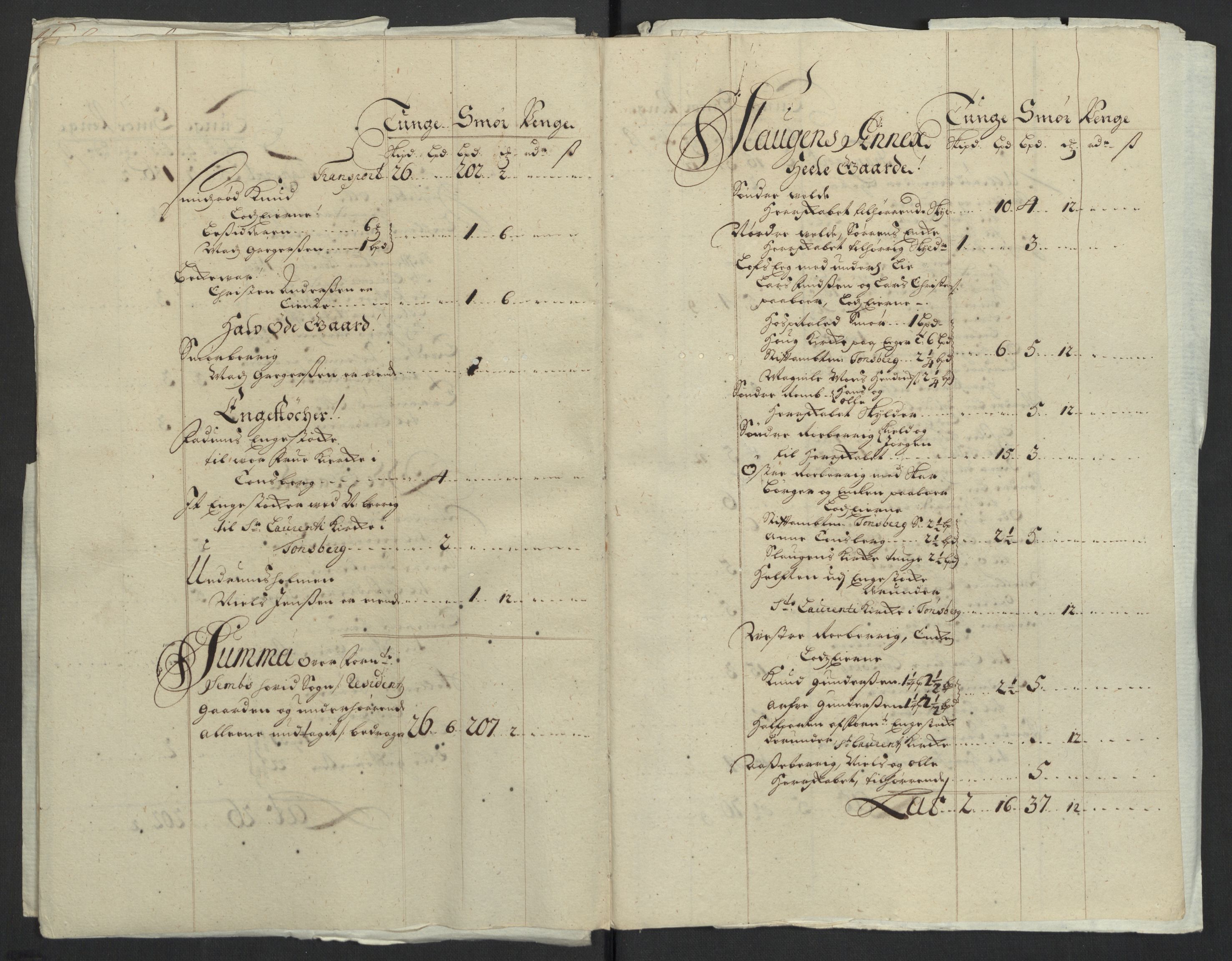 Rentekammeret inntil 1814, Reviderte regnskaper, Fogderegnskap, RA/EA-4092/R32/L1873: Fogderegnskap Jarlsberg grevskap, 1708, s. 26