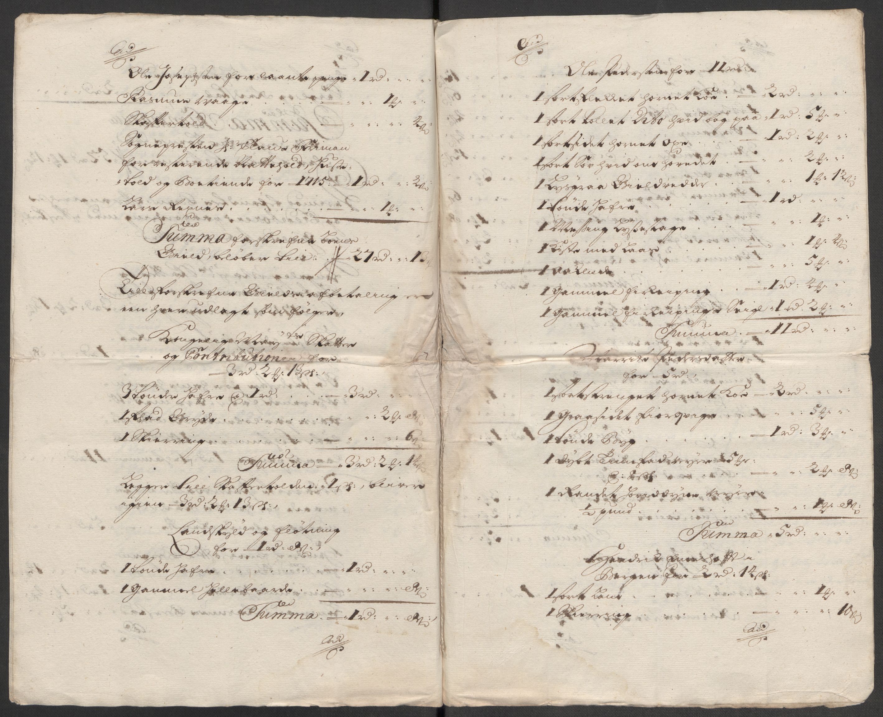 Rentekammeret inntil 1814, Reviderte regnskaper, Fogderegnskap, AV/RA-EA-4092/R53/L3439: Fogderegnskap Sunn- og Nordfjord, 1715, s. 411