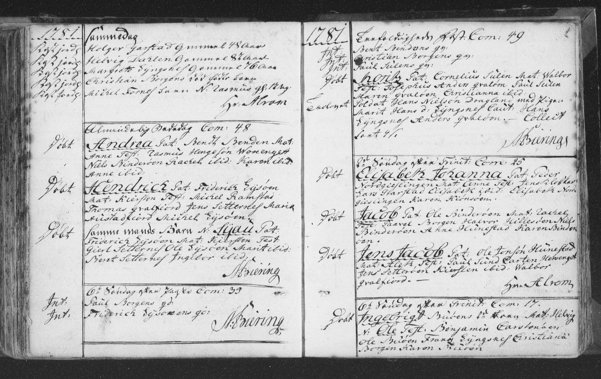 Ministerialprotokoller, klokkerbøker og fødselsregistre - Nord-Trøndelag, SAT/A-1458/786/L0685: Ministerialbok nr. 786A01, 1710-1798