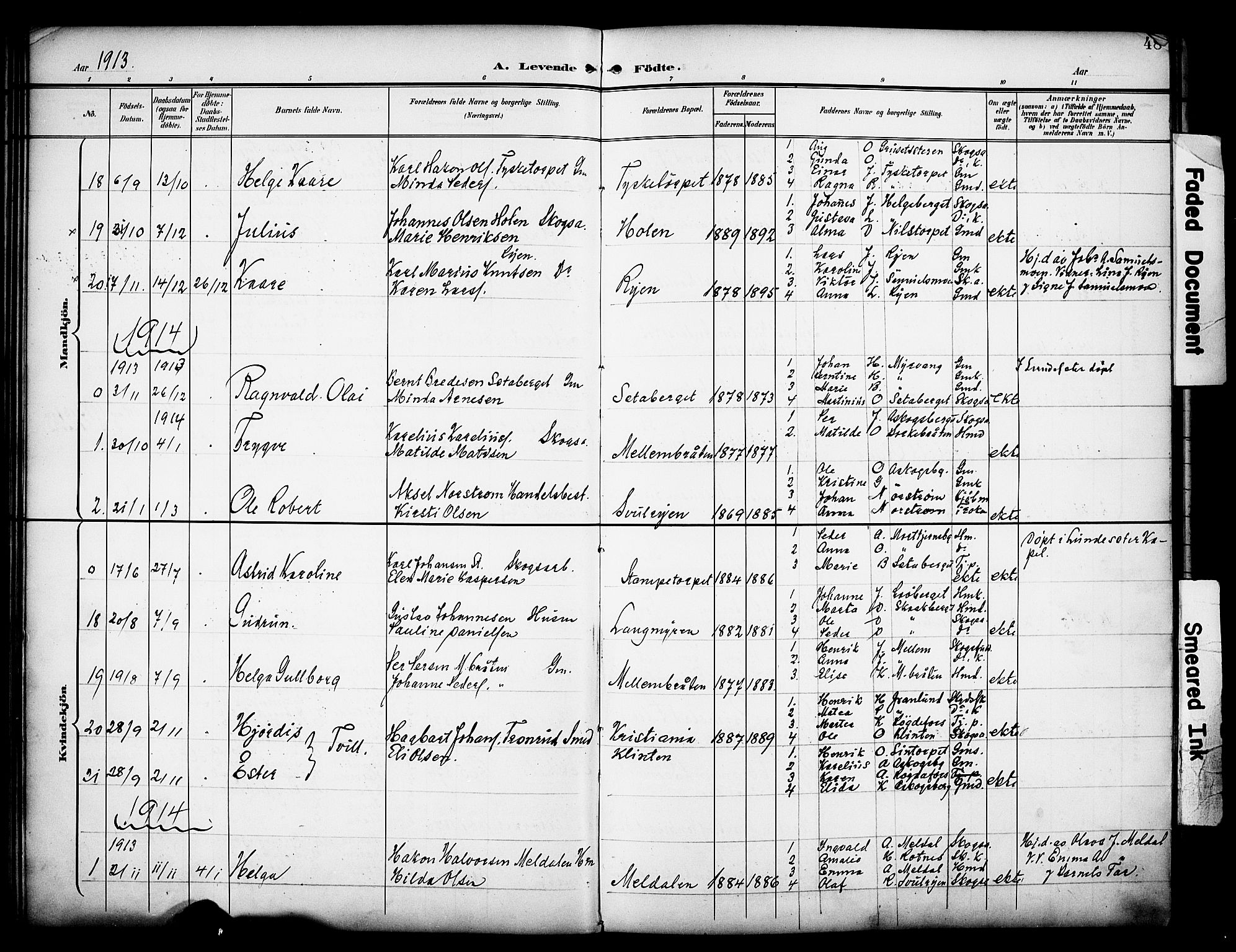Grue prestekontor, AV/SAH-PREST-036/H/Ha/Haa/L0014: Ministerialbok nr. 14, 1898-1915, s. 48