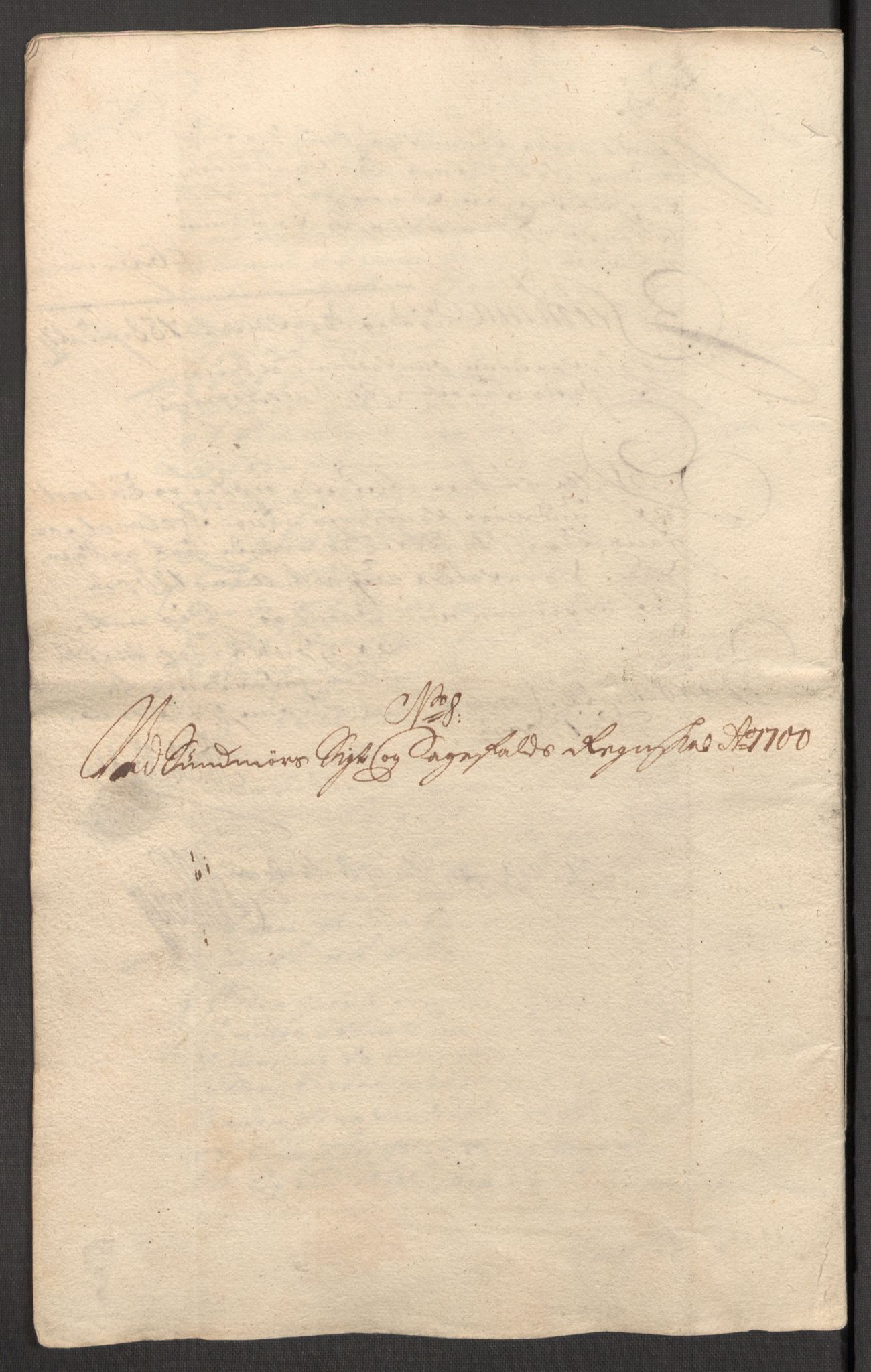 Rentekammeret inntil 1814, Reviderte regnskaper, Fogderegnskap, AV/RA-EA-4092/R54/L3558: Fogderegnskap Sunnmøre, 1700-1701, s. 251