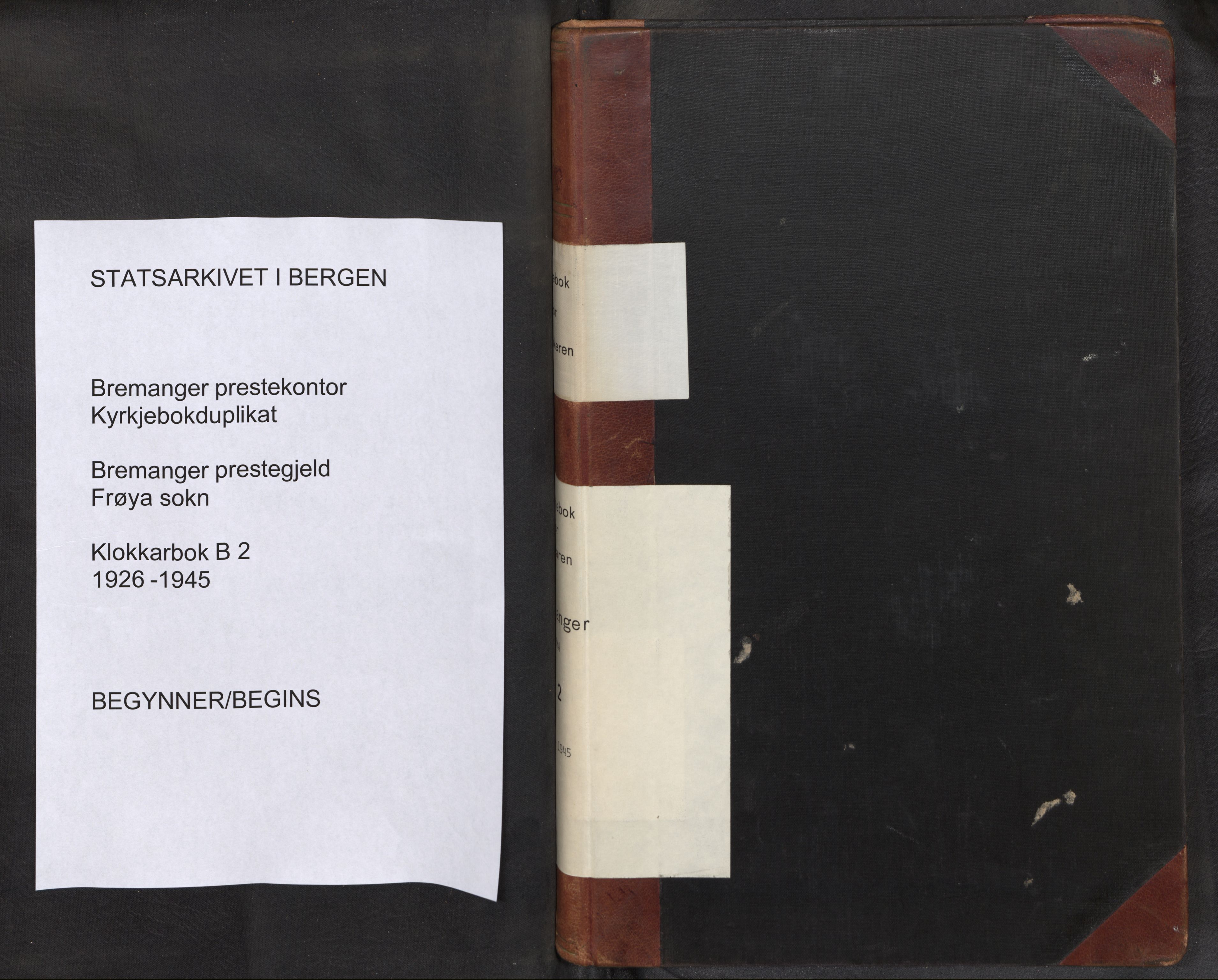 Bremanger sokneprestembete, AV/SAB-A-82201/H/Haa/Haab/L0002: Ministerialbok nr. B  2, 1896-1908