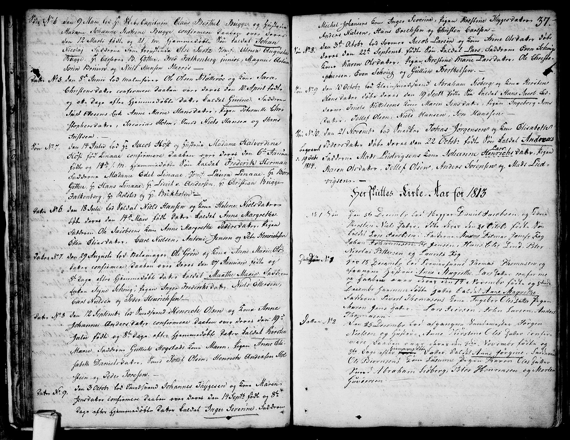 Larvik kirkebøker, SAKO/A-352/F/Fb/L0001: Ministerialbok nr. II 1, 1779-1817, s. 37