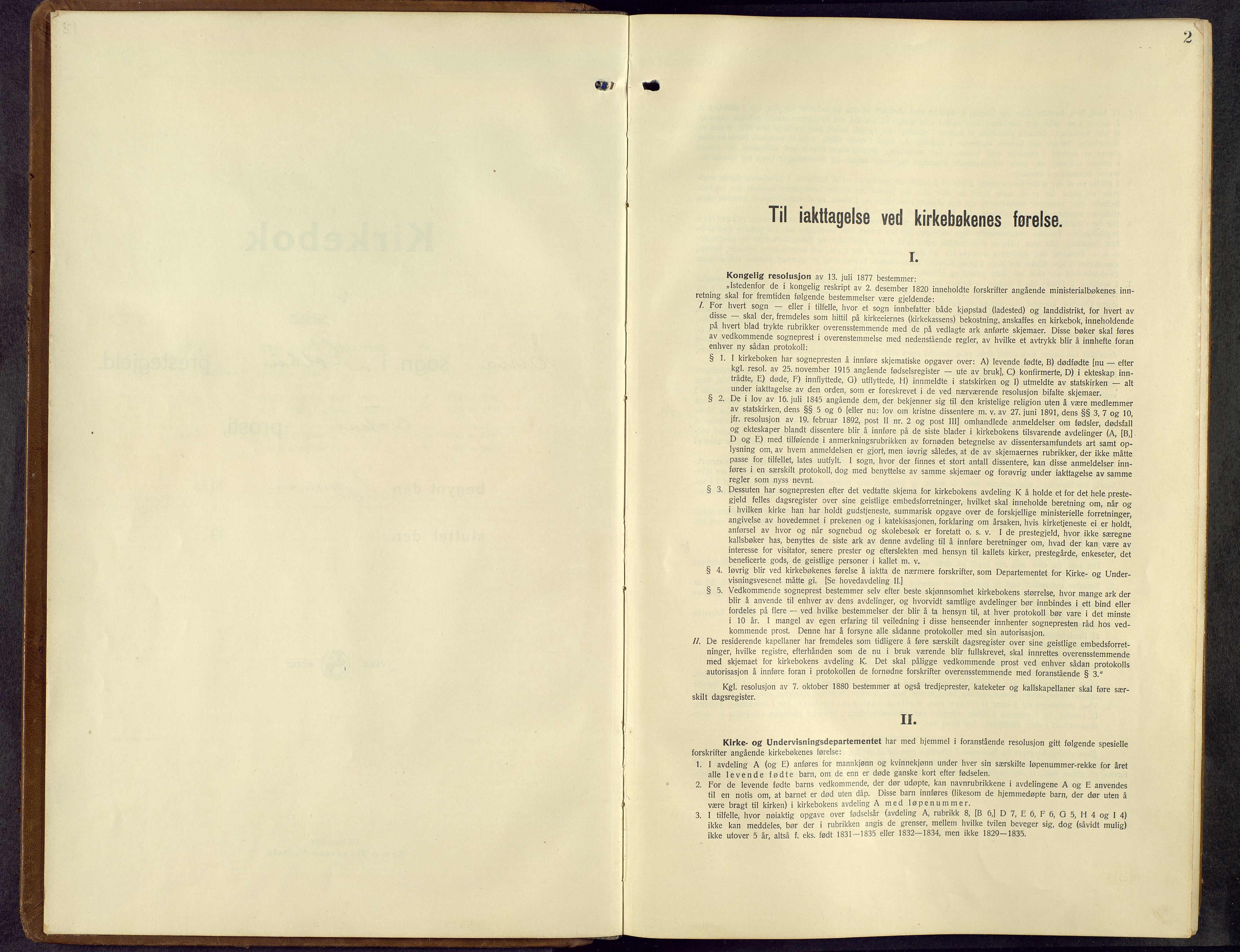 Kolbu prestekontor, SAH/PREST-110/H/Ha/Hab/L0003: Klokkerbok nr. 3, 1935-1966, s. 2