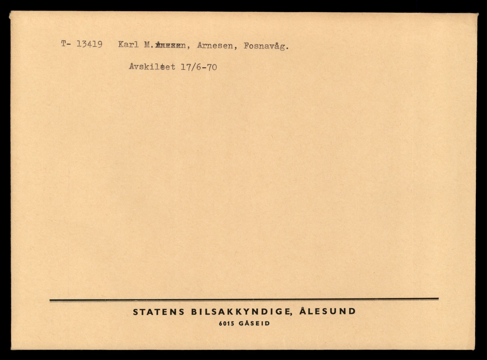 Møre og Romsdal vegkontor - Ålesund trafikkstasjon, AV/SAT-A-4099/F/Fe/L0039: Registreringskort for kjøretøy T 13361 - T 13530, 1927-1998, s. 997
