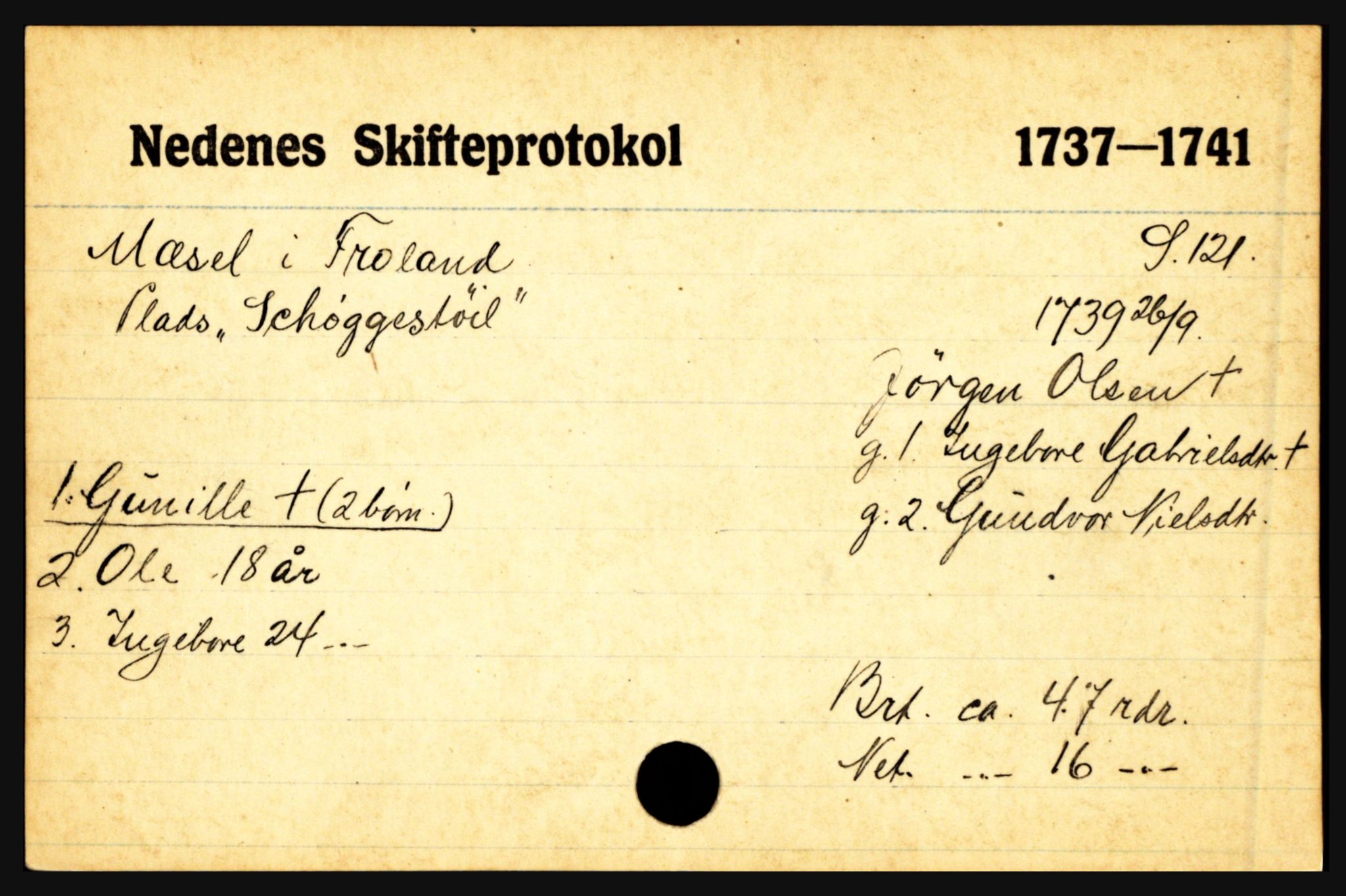 Nedenes sorenskriveri før 1824, AV/SAK-1221-0007/H, s. 20597