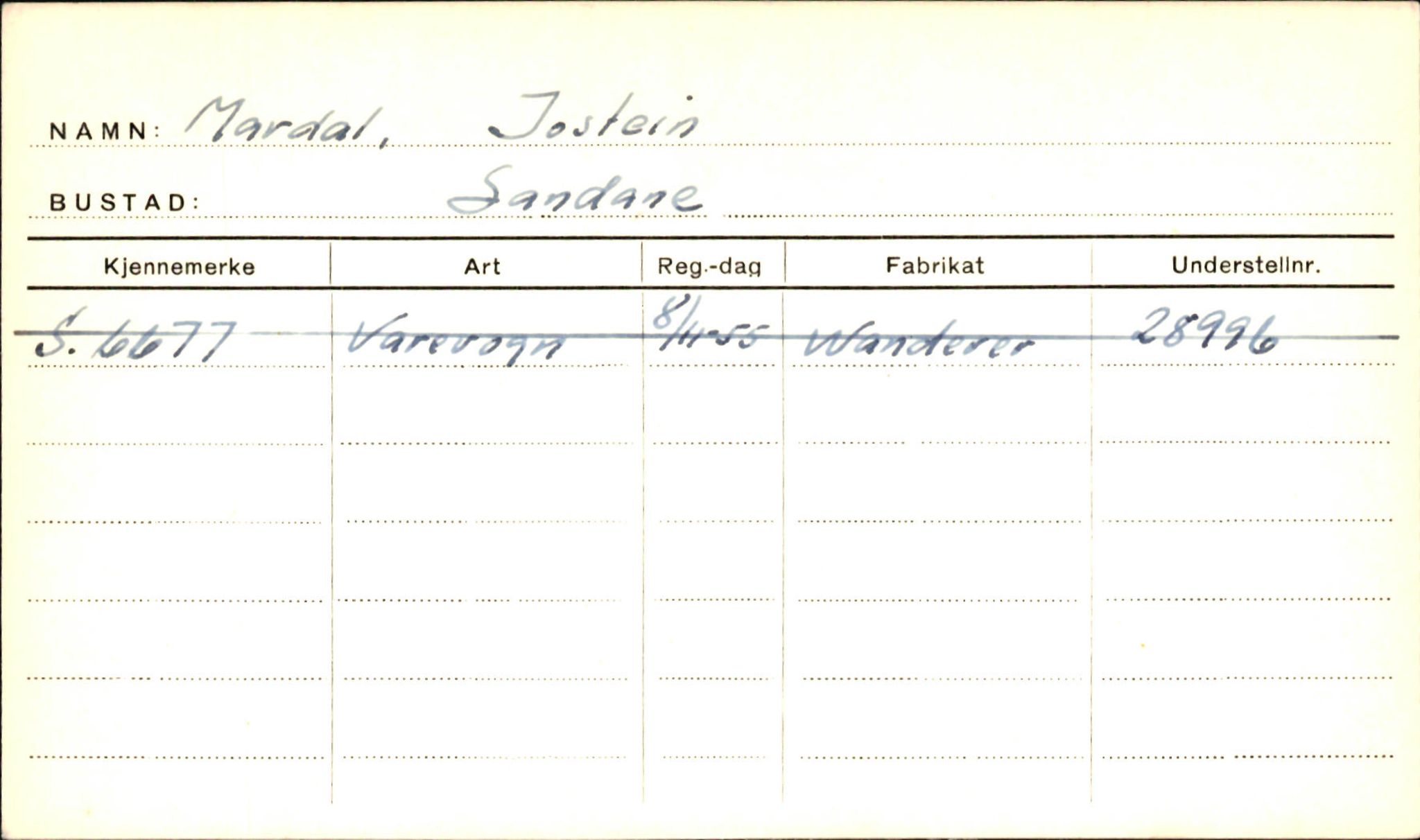 Statens vegvesen, Sogn og Fjordane vegkontor, SAB/A-5301/4/F/L0001D: Eigarregister Fjordane til 1.6.1961, 1930-1961, s. 550
