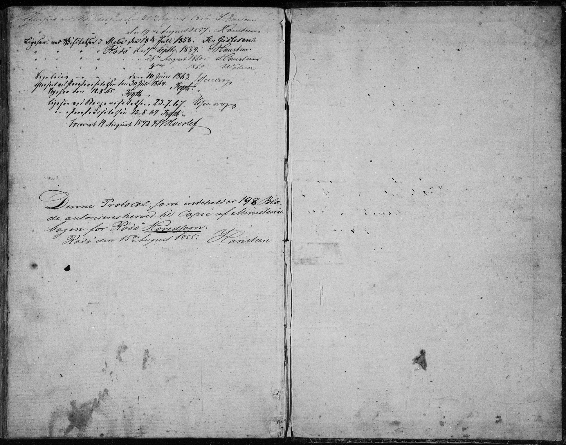 Ministerialprotokoller, klokkerbøker og fødselsregistre - Nordland, AV/SAT-A-1459/843/L0633: Klokkerbok nr. 843C02, 1853-1873