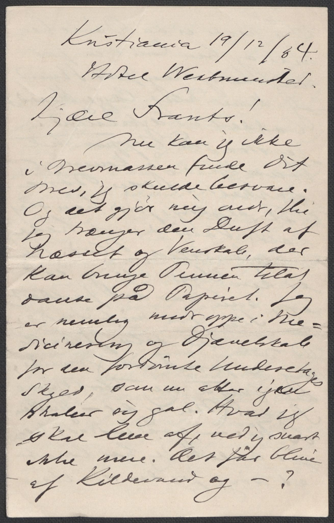 Beyer, Frants, RA/PA-0132/F/L0001: Brev fra Edvard Grieg til Frantz Beyer og "En del optegnelser som kan tjene til kommentar til brevene" av Marie Beyer, 1872-1907, s. 774