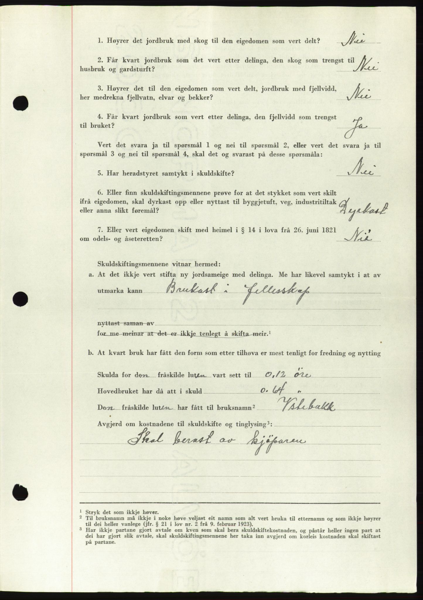 Søre Sunnmøre sorenskriveri, AV/SAT-A-4122/1/2/2C/L0083: Pantebok nr. 9A, 1948-1949, Dagboknr: 16/1949