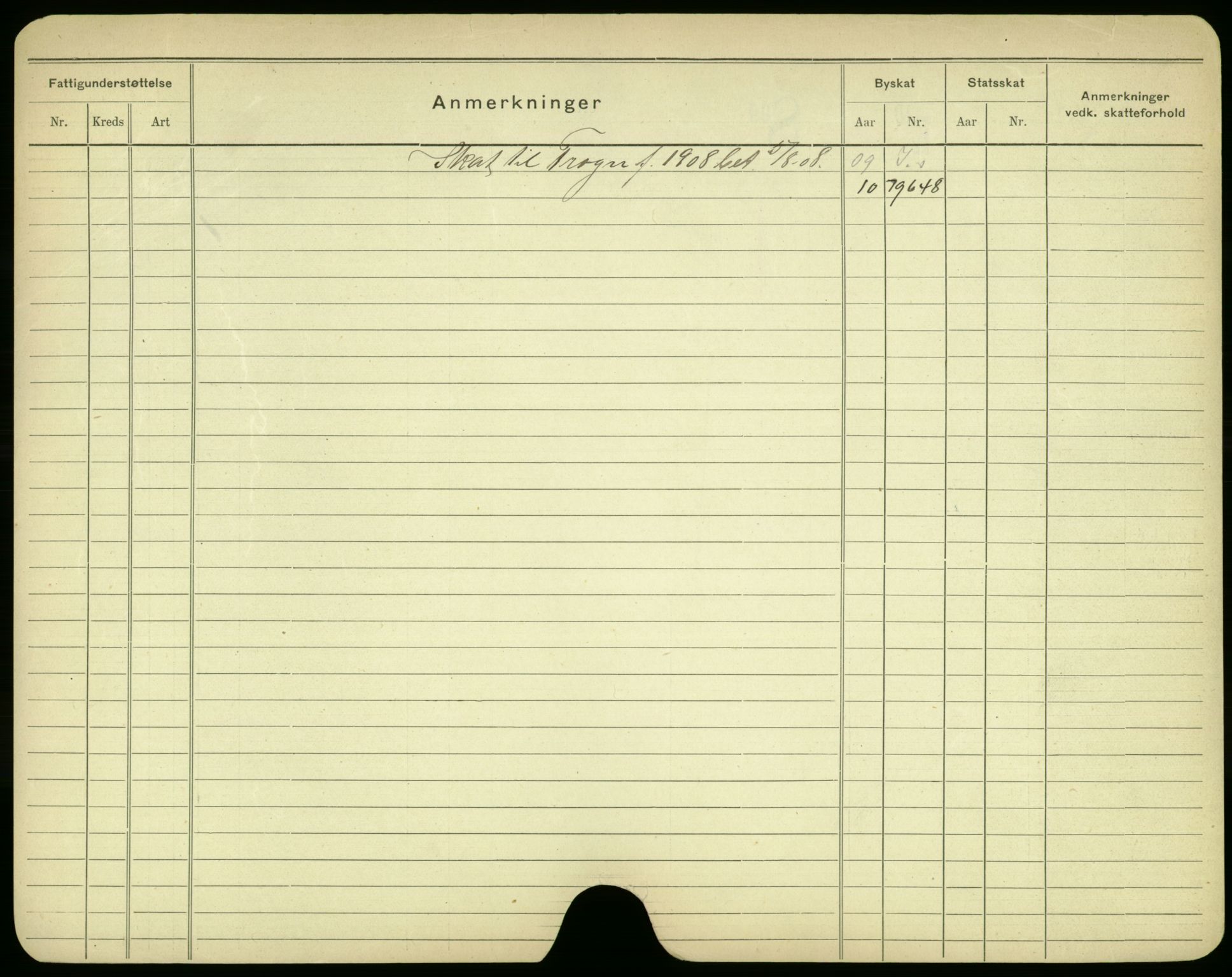 Oslo folkeregister, Registerkort, AV/SAO-A-11715/F/Fa/Fac/L0005: Menn, 1906-1914, s. 124b