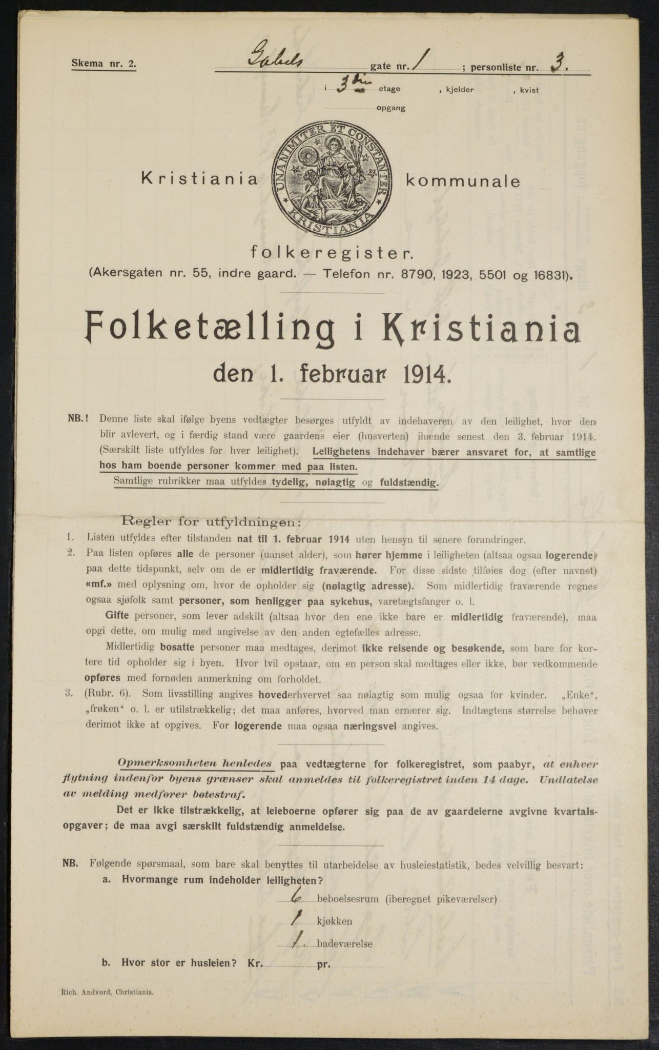 OBA, Kommunal folketelling 1.2.1914 for Kristiania, 1914, s. 28678