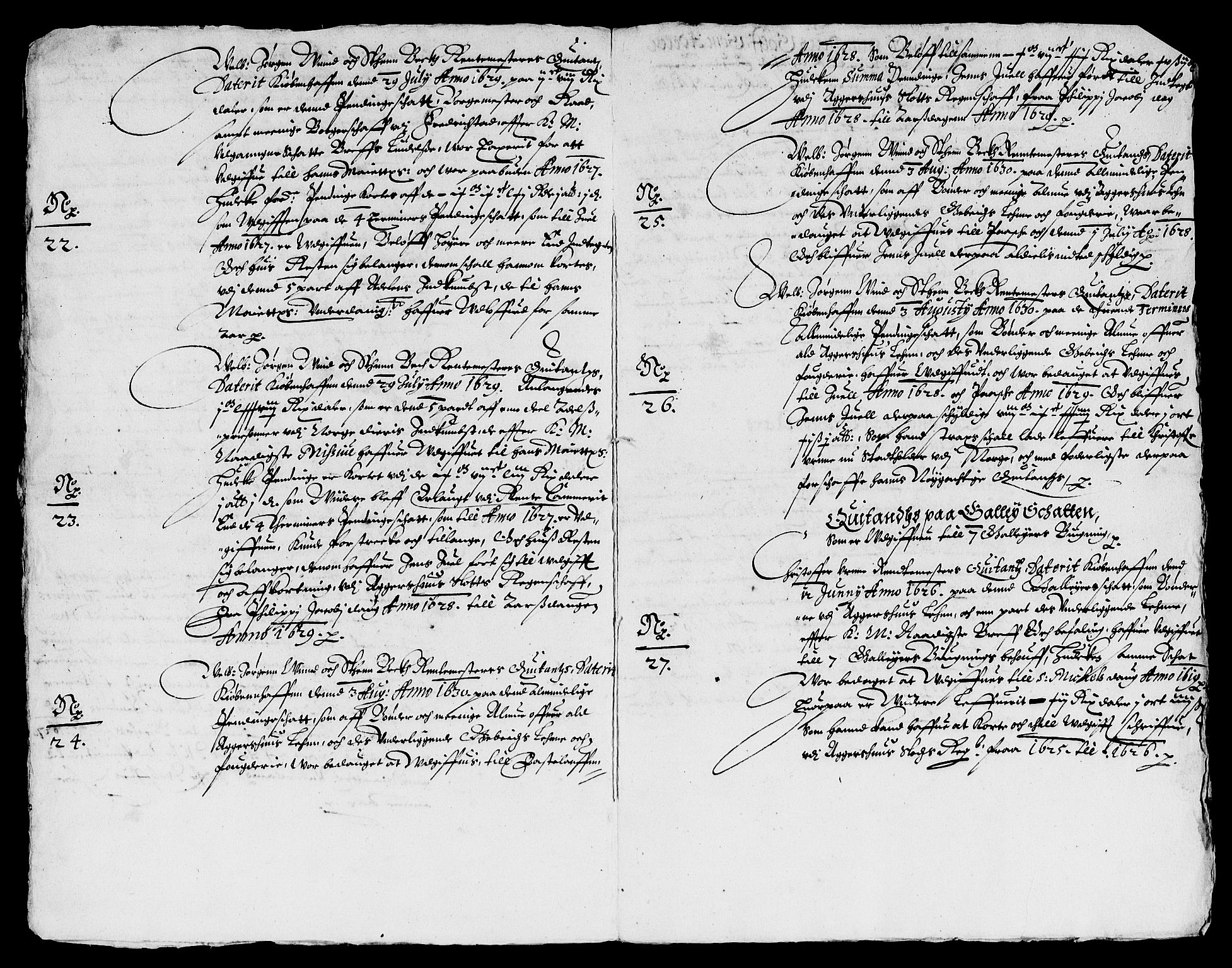 Rentekammeret inntil 1814, Reviderte regnskaper, Lensregnskaper, AV/RA-EA-5023/R/Rb/Rba/L0094: Akershus len, 1618-1630