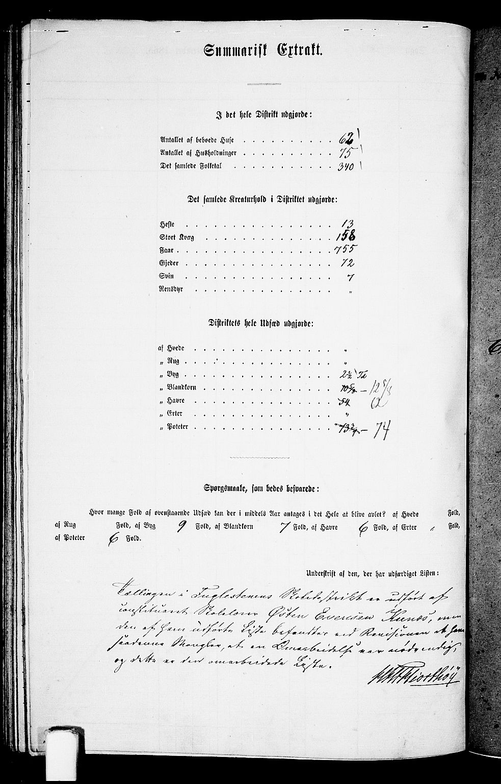 RA, Folketelling 1865 for 1138P Jelsa prestegjeld, 1865, s. 95