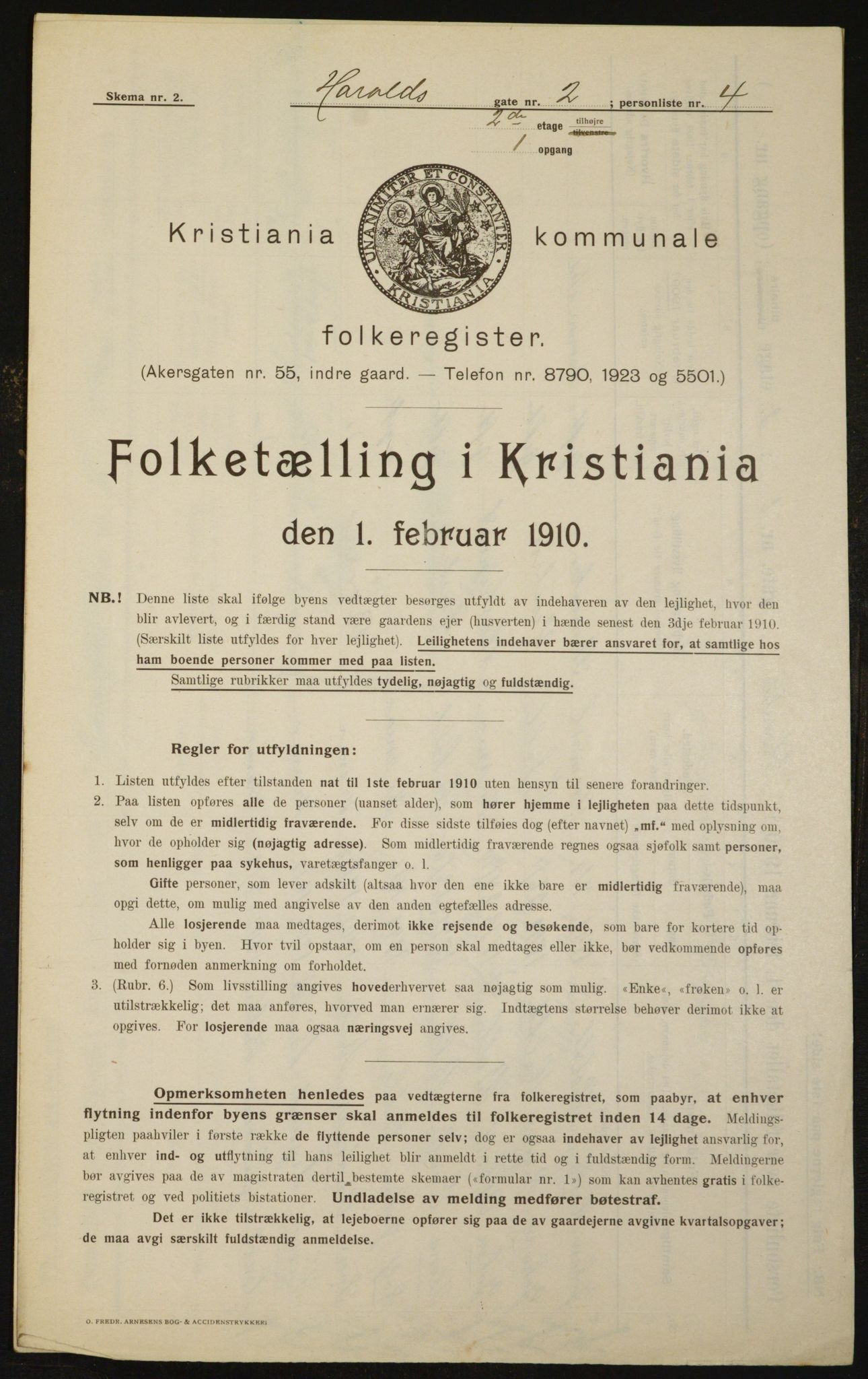 OBA, Kommunal folketelling 1.2.1910 for Kristiania, 1910, s. 32868