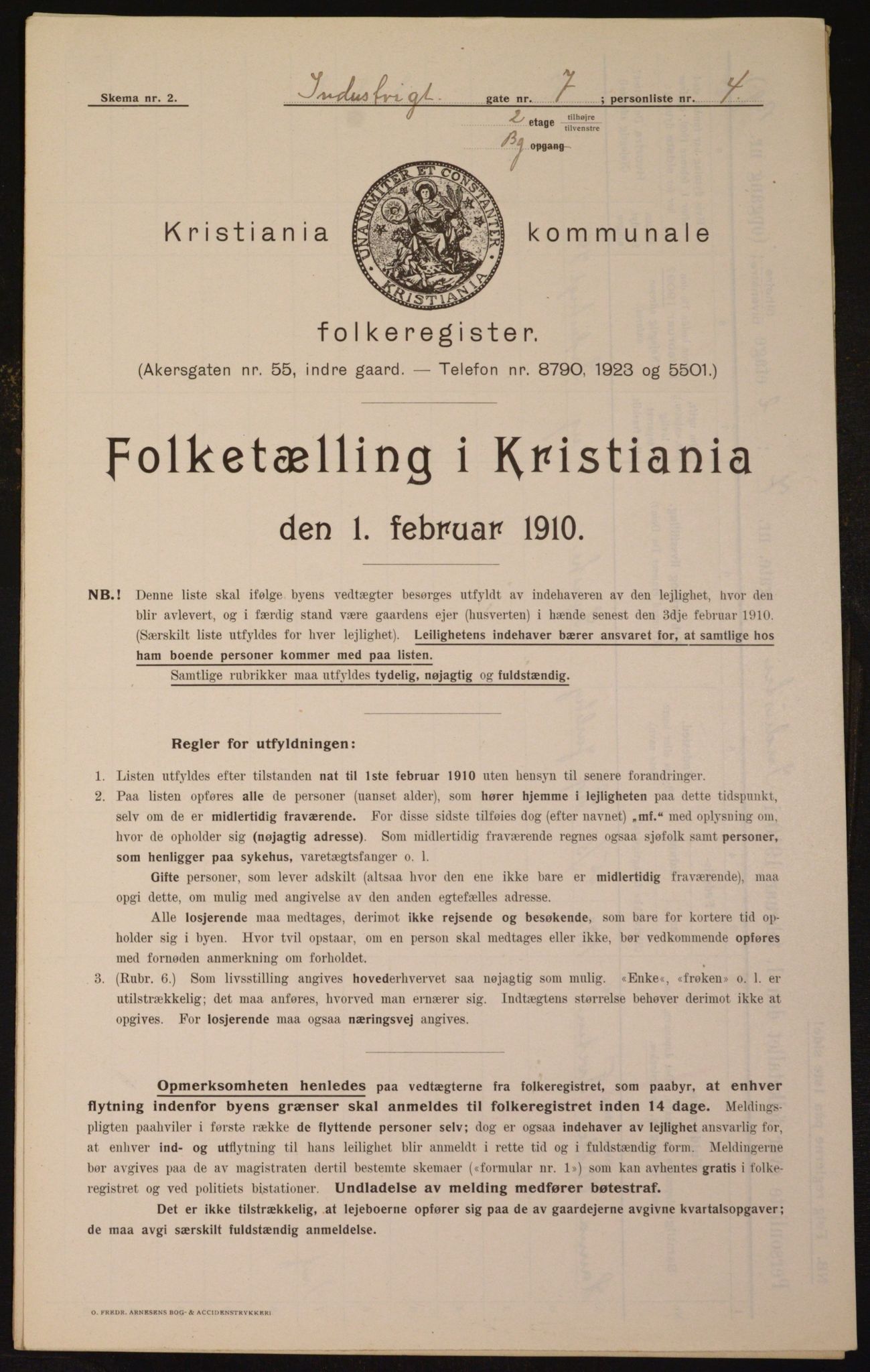 OBA, Kommunal folketelling 1.2.1910 for Kristiania, 1910, s. 42279