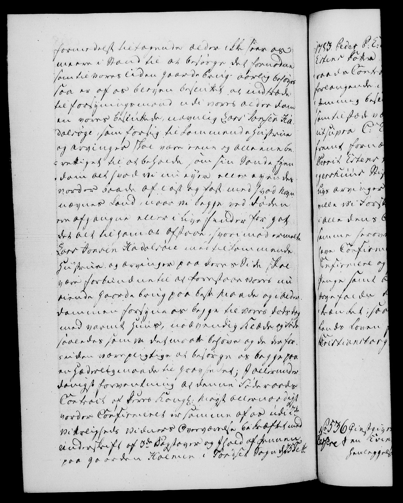 Danske Kanselli 1572-1799, RA/EA-3023/F/Fc/Fca/Fcaa/L0049: Norske registre, 1782-1783, s. 668b