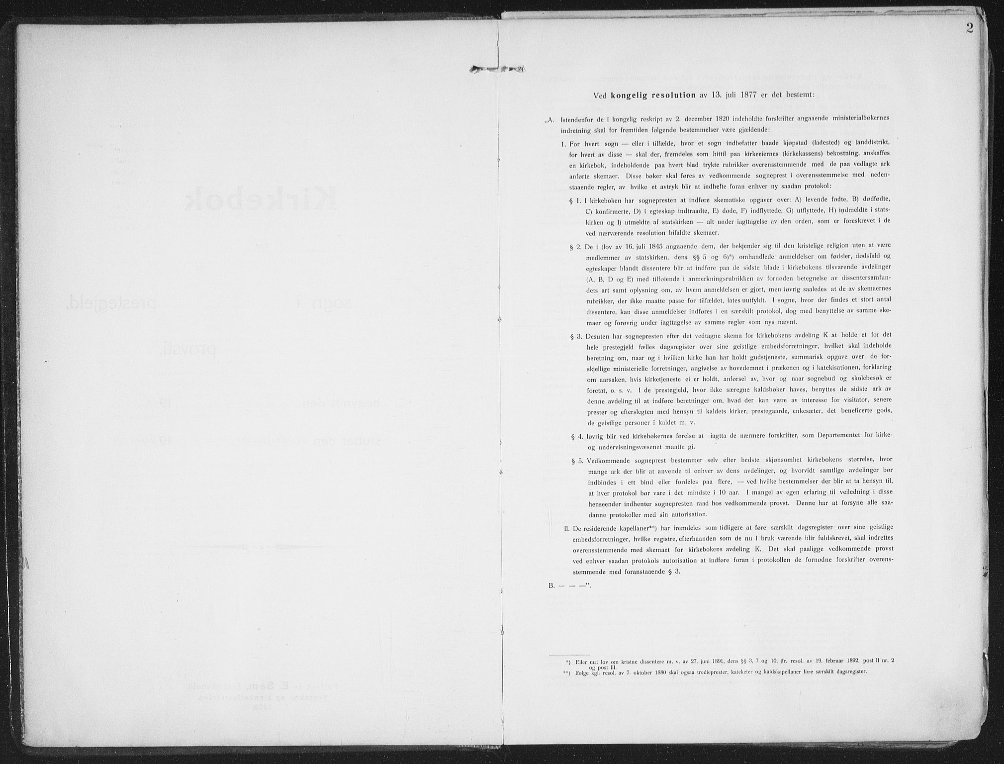 Lenvik sokneprestembete, AV/SATØ-S-1310/H/Ha/Haa/L0016kirke: Ministerialbok nr. 16, 1910-1924, s. 2