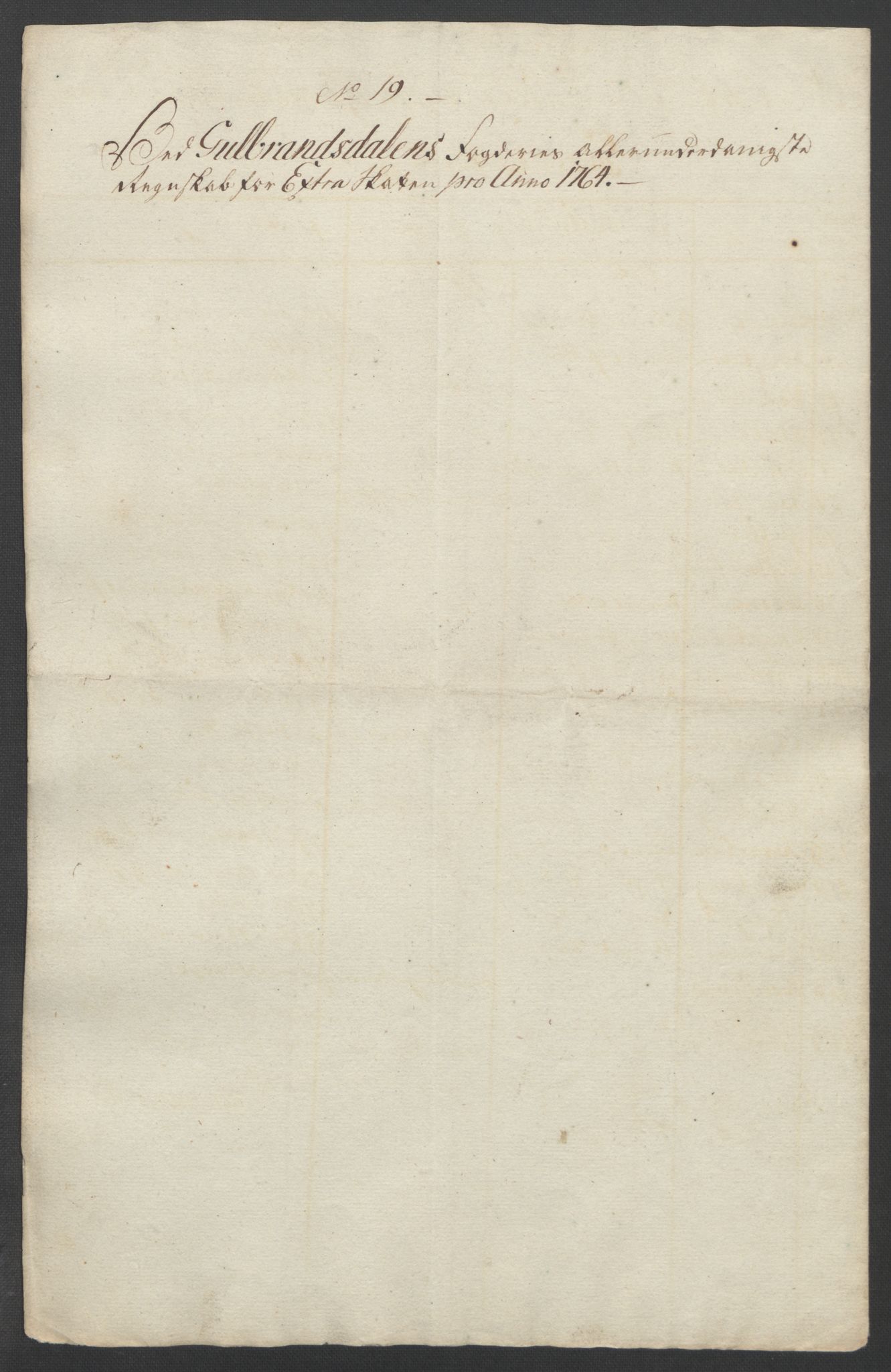 Rentekammeret inntil 1814, Reviderte regnskaper, Fogderegnskap, AV/RA-EA-4092/R17/L1266: Ekstraskatten Gudbrandsdal, 1762-1766, s. 360