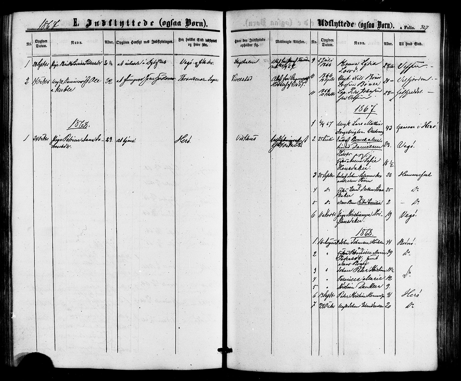 Ministerialprotokoller, klokkerbøker og fødselsregistre - Nordland, SAT/A-1459/817/L0262: Ministerialbok nr. 817A03/ 1, 1862-1877, s. 327