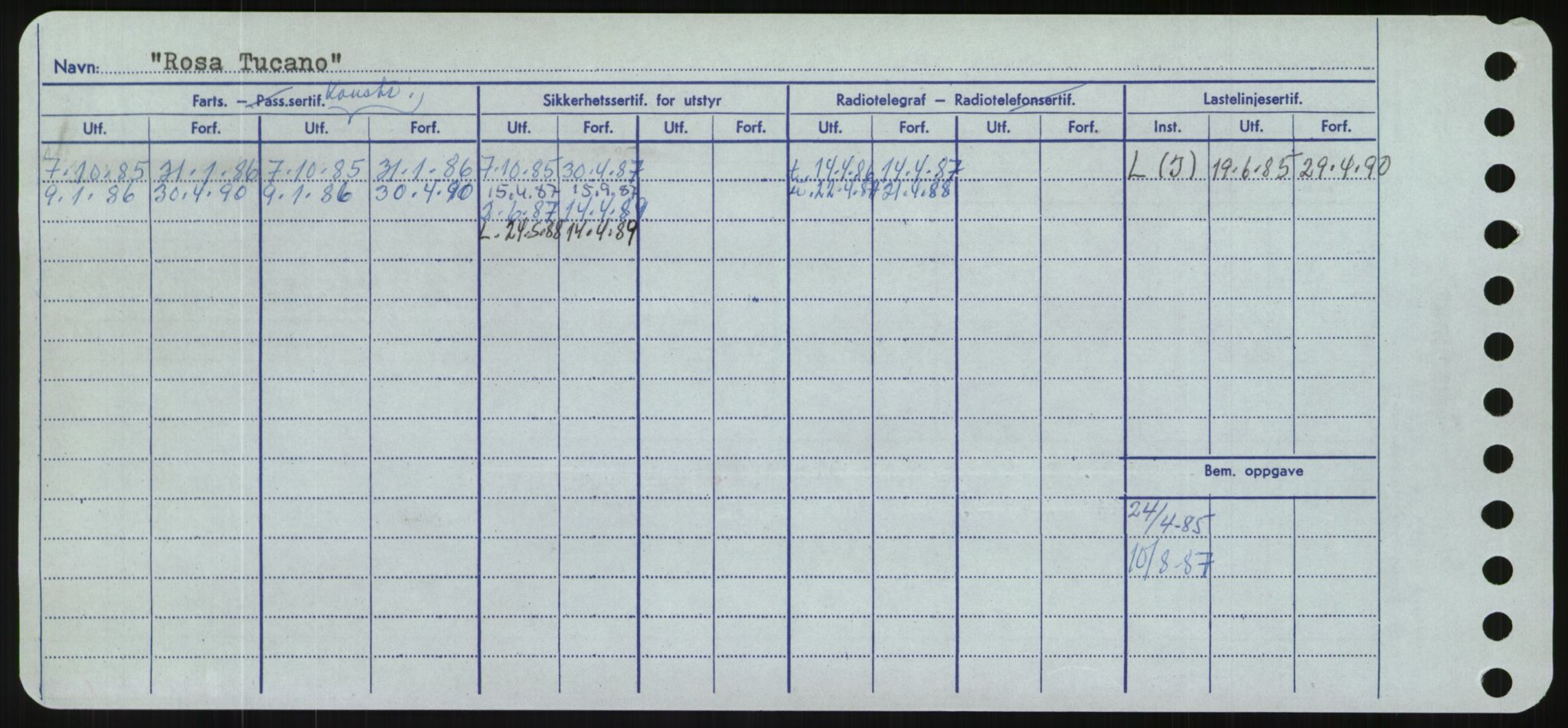 Sjøfartsdirektoratet med forløpere, Skipsmålingen, AV/RA-S-1627/H/Hd/L0031: Fartøy, Rju-Sam, s. 158