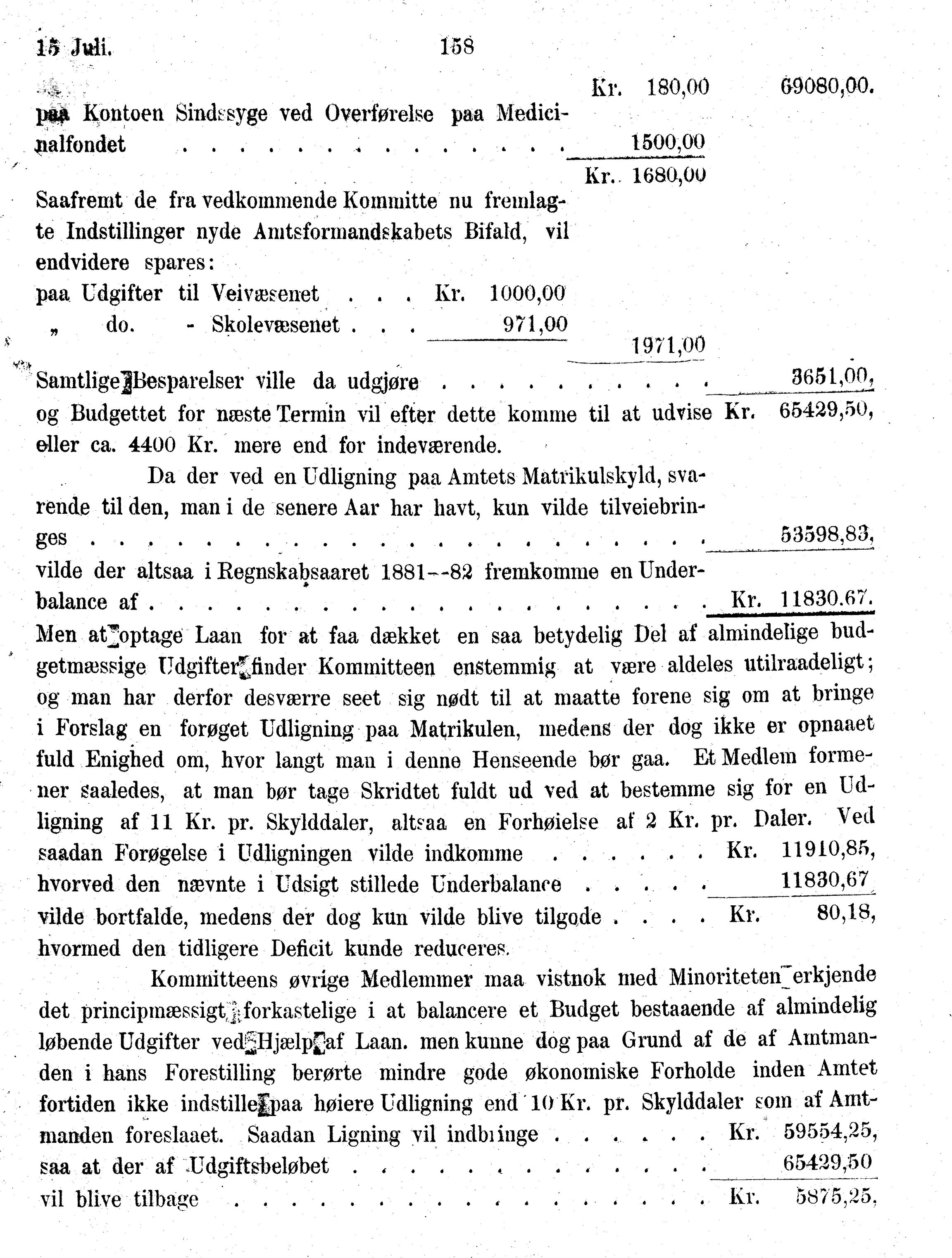 Nordland Fylkeskommune. Fylkestinget, AIN/NFK-17/176/A/Ac/L0010: Fylkestingsforhandlinger 1874-1880, 1874-1880