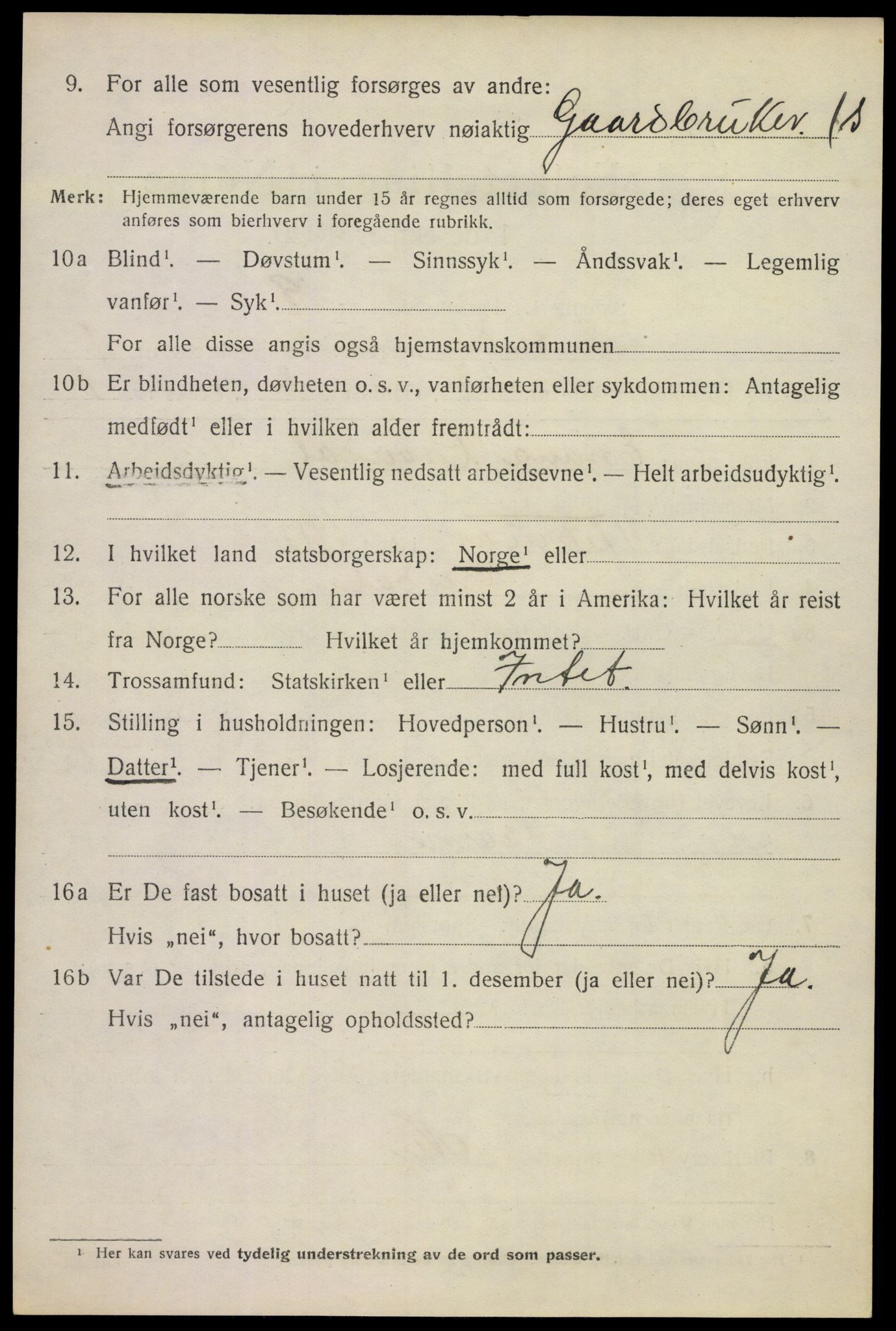 SAKO, Folketelling 1920 for 0719 Andebu herred, 1920, s. 1469