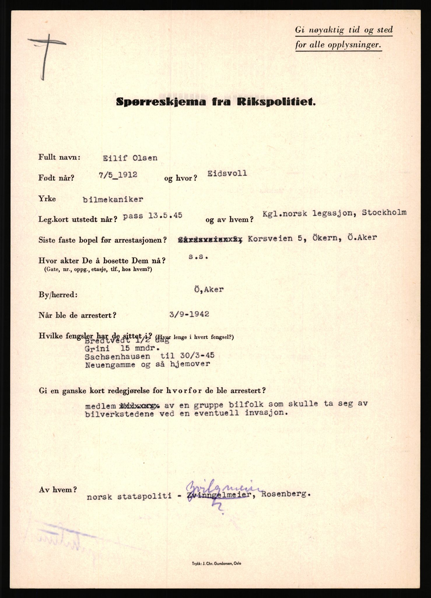 Rikspolitisjefen, AV/RA-S-1560/L/L0013: Noss, Eirik - Petrussen, Sigurd, 1940-1945, s. 380