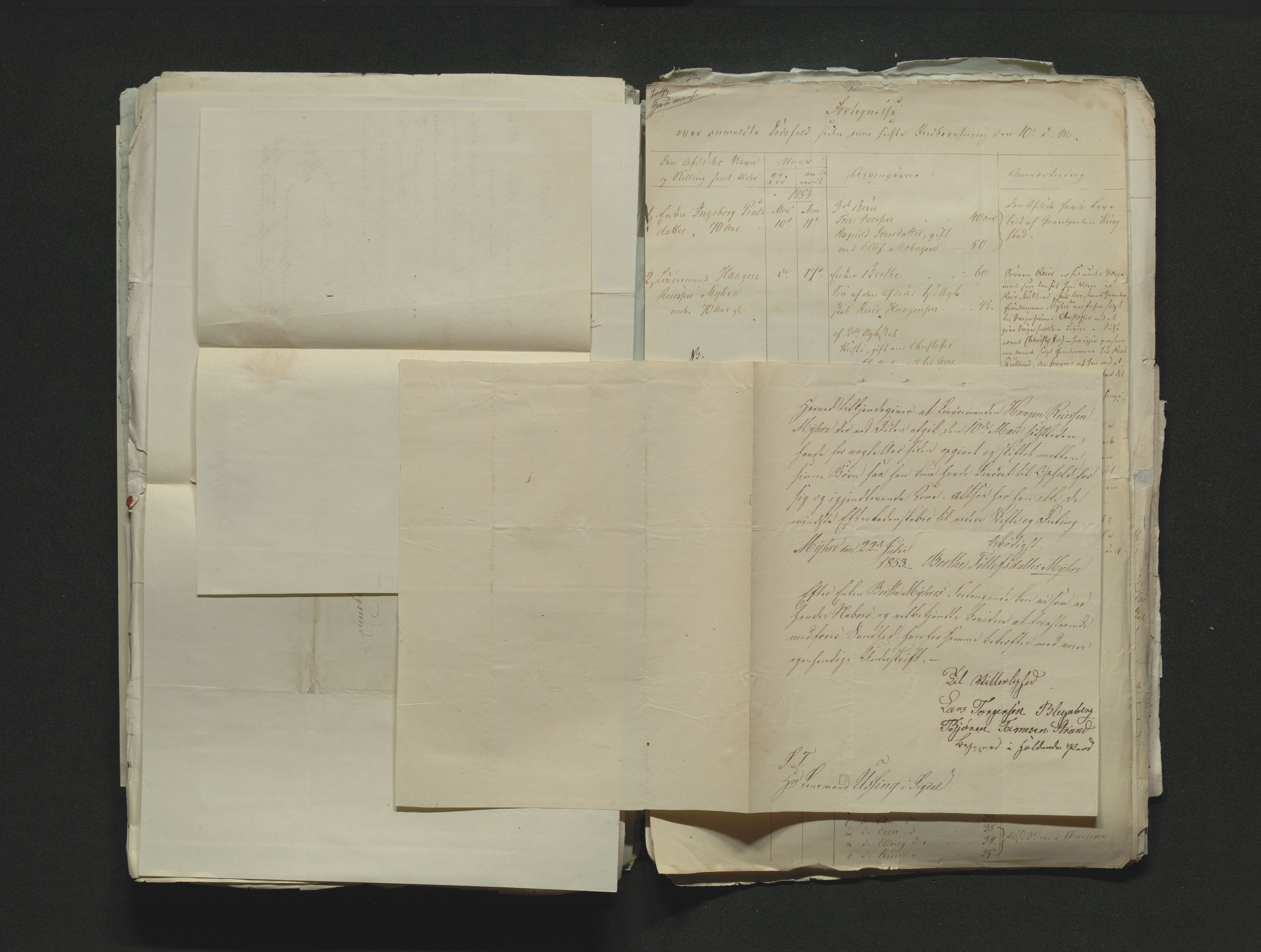 Eiker, Modum og Sigdal sorenskriveri, AV/SAKO-A-123/H/Ha/Hab/L0008: Dødsfallsmeldinger, 1850-1853