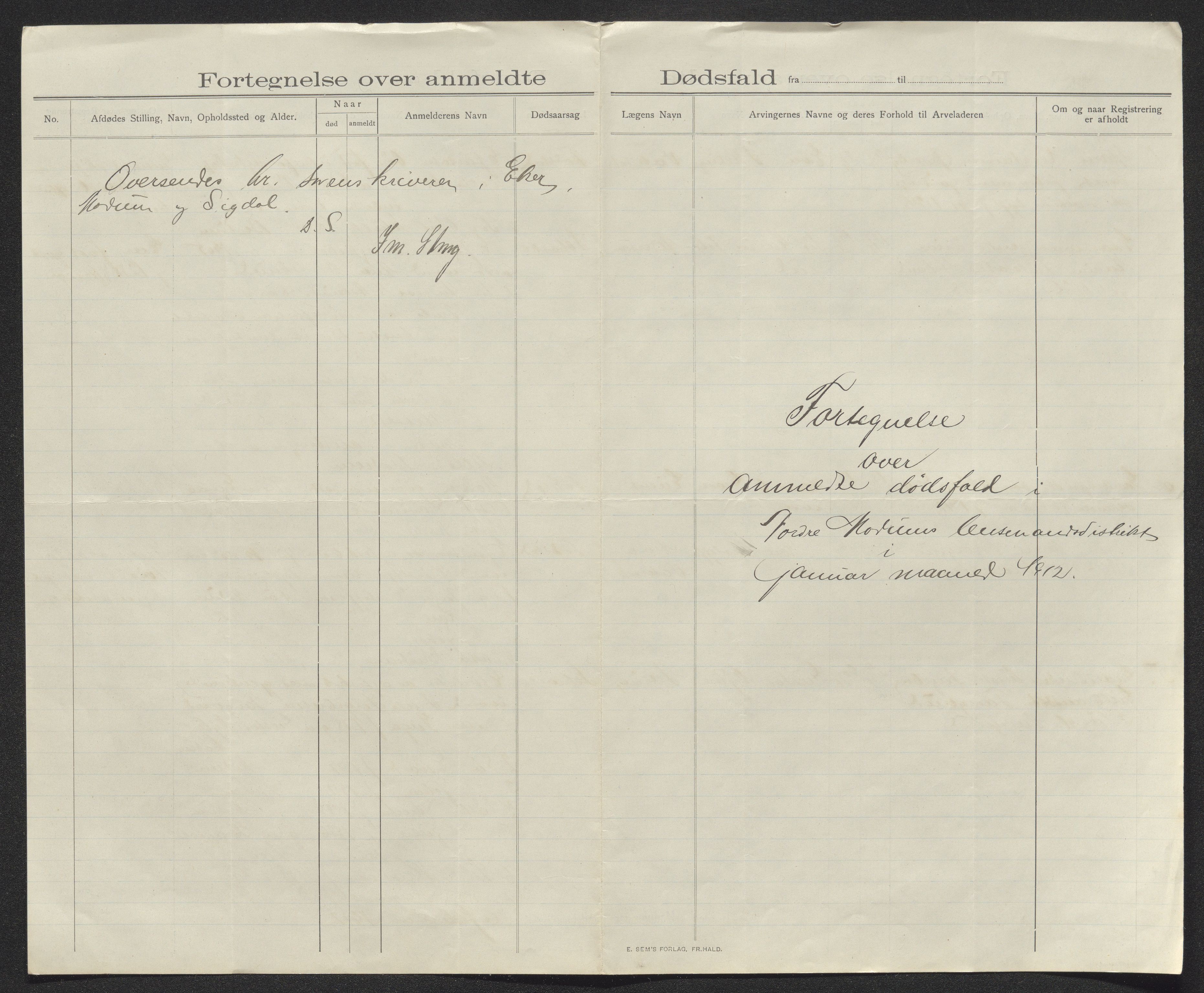 Eiker, Modum og Sigdal sorenskriveri, SAKO/A-123/H/Ha/Hab/L0035: Dødsfallsmeldinger, 1912, s. 283