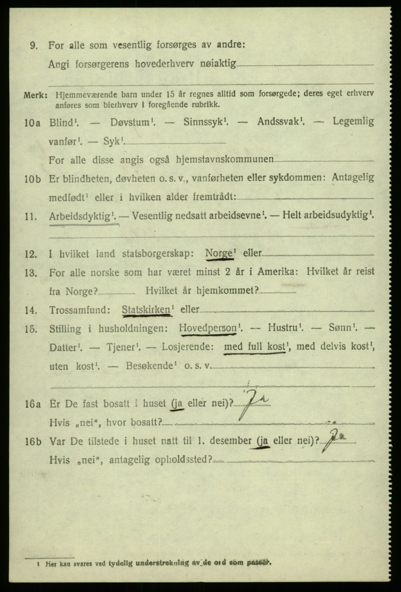 SAB, Folketelling 1920 for 1425 Hafslo herred, 1920, s. 4933