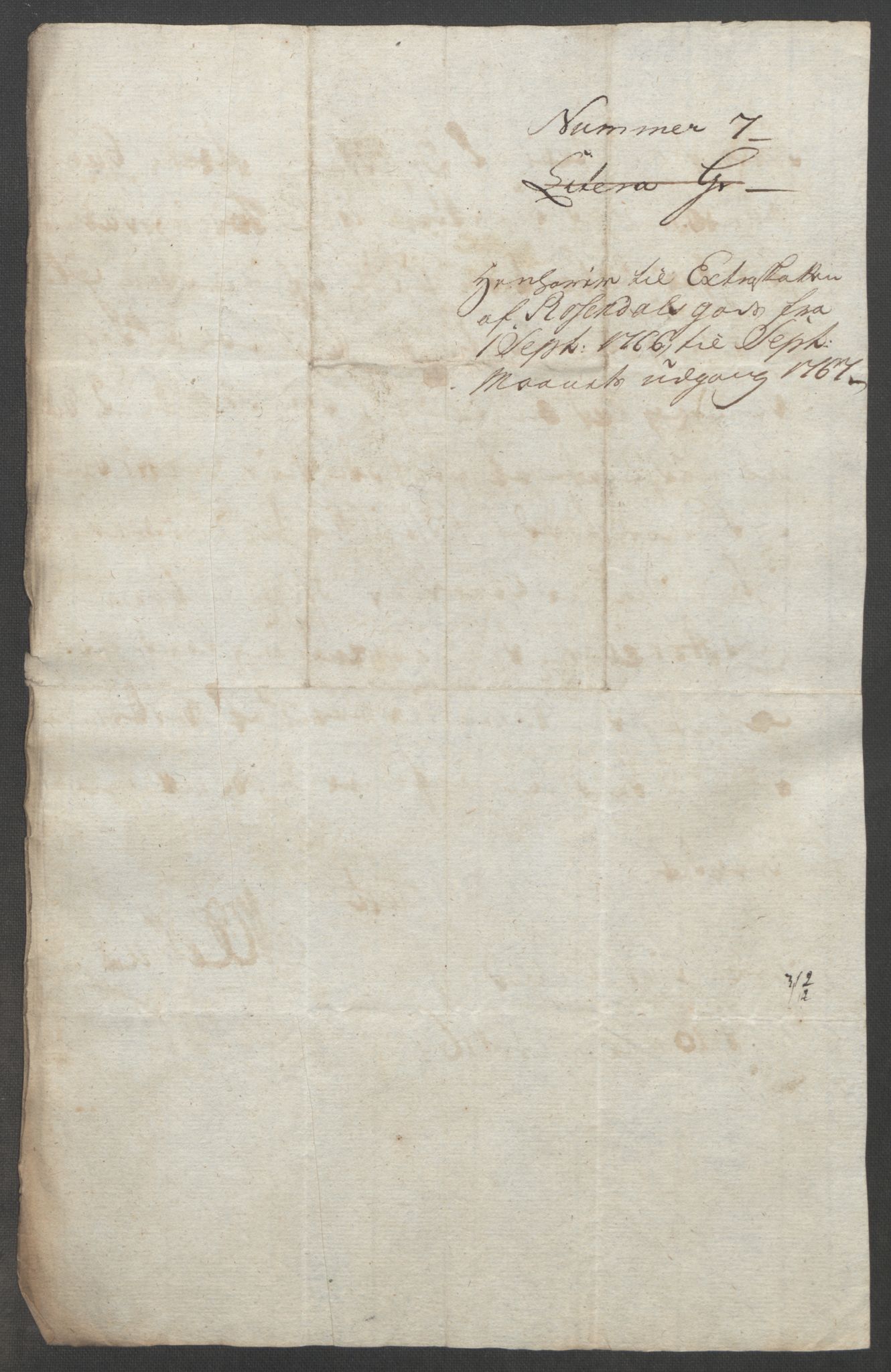 Rentekammeret inntil 1814, Reviderte regnskaper, Fogderegnskap, RA/EA-4092/R49/L3157: Ekstraskatten Rosendal Baroni, 1762-1772, s. 193