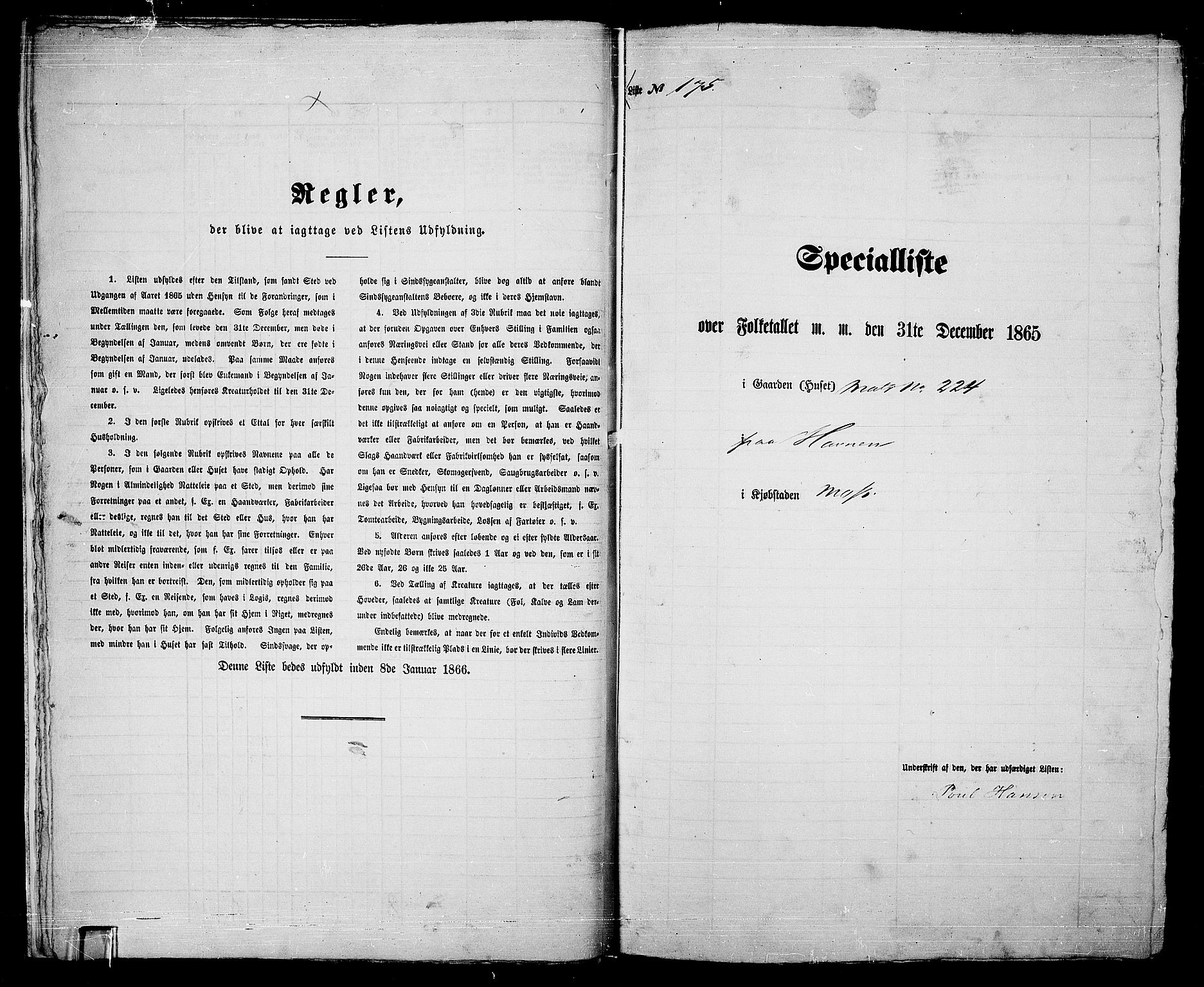 RA, Folketelling 1865 for 0104B Moss prestegjeld, Moss kjøpstad, 1865, s. 365