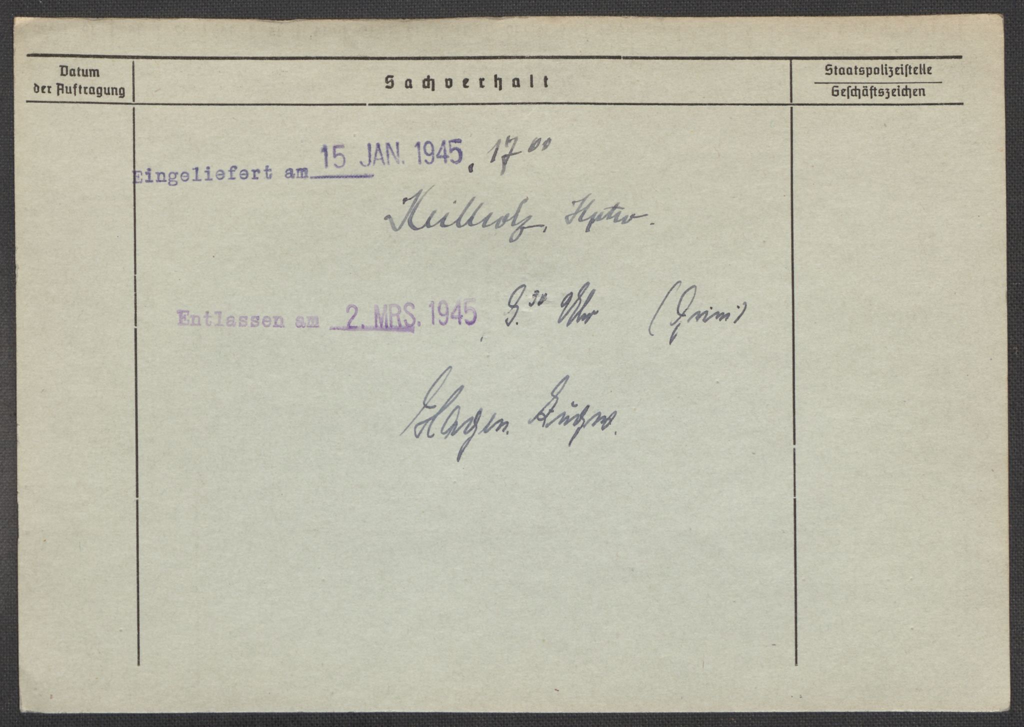 Befehlshaber der Sicherheitspolizei und des SD, AV/RA-RAFA-5969/E/Ea/Eaa/L0010: Register over norske fanger i Møllergata 19: Sø-Å, 1940-1945, s. 973