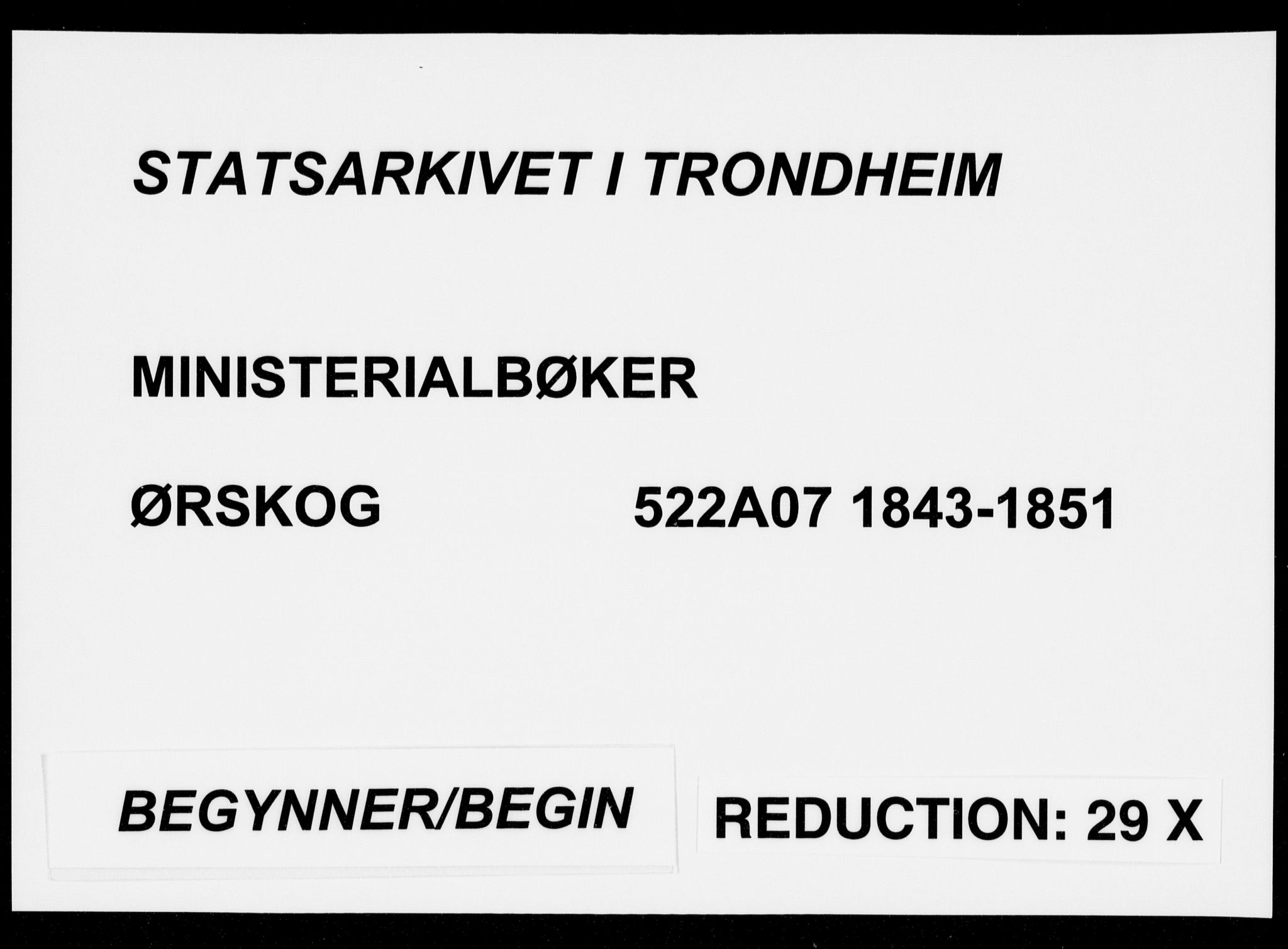 Ministerialprotokoller, klokkerbøker og fødselsregistre - Møre og Romsdal, AV/SAT-A-1454/522/L0312: Ministerialbok nr. 522A07, 1843-1851