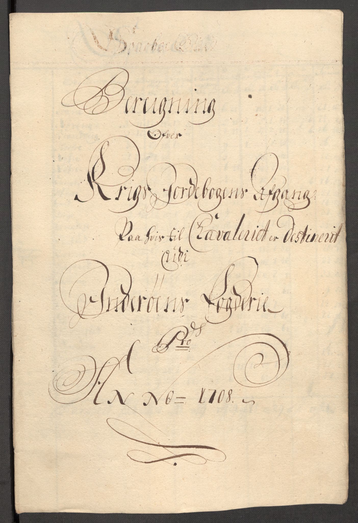 Rentekammeret inntil 1814, Reviderte regnskaper, Fogderegnskap, RA/EA-4092/R63/L4316: Fogderegnskap Inderøy, 1708, s. 192