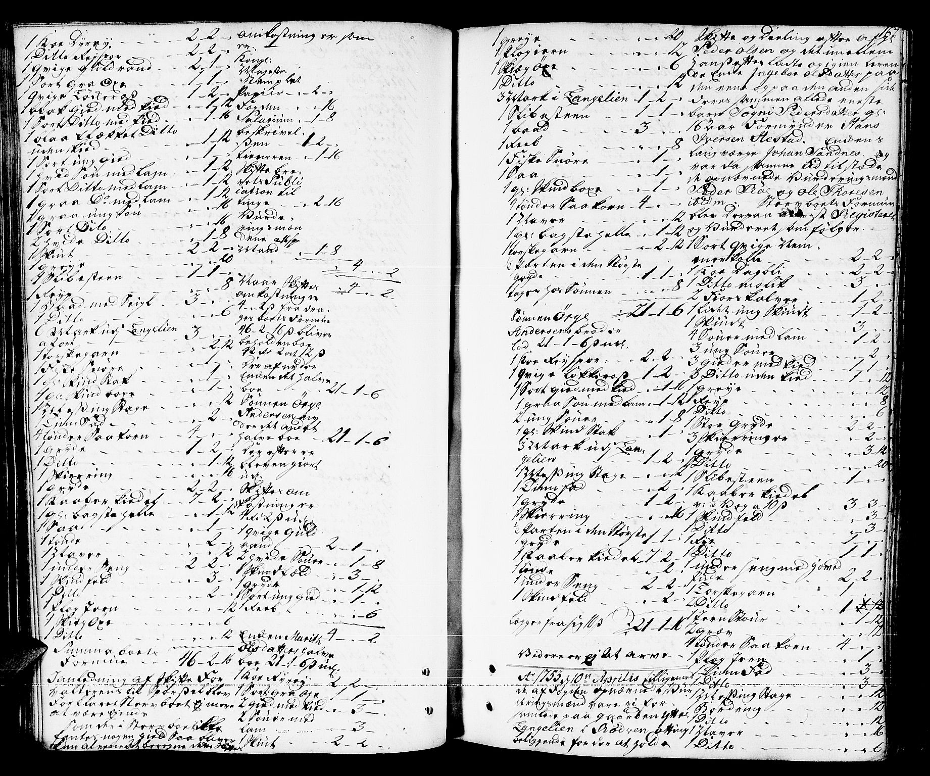 Romsdal sorenskriveri, AV/SAT-A-4149/1/3/3A/L0008: Skifteprotokoll, 1752-1761, s. 166b-167a