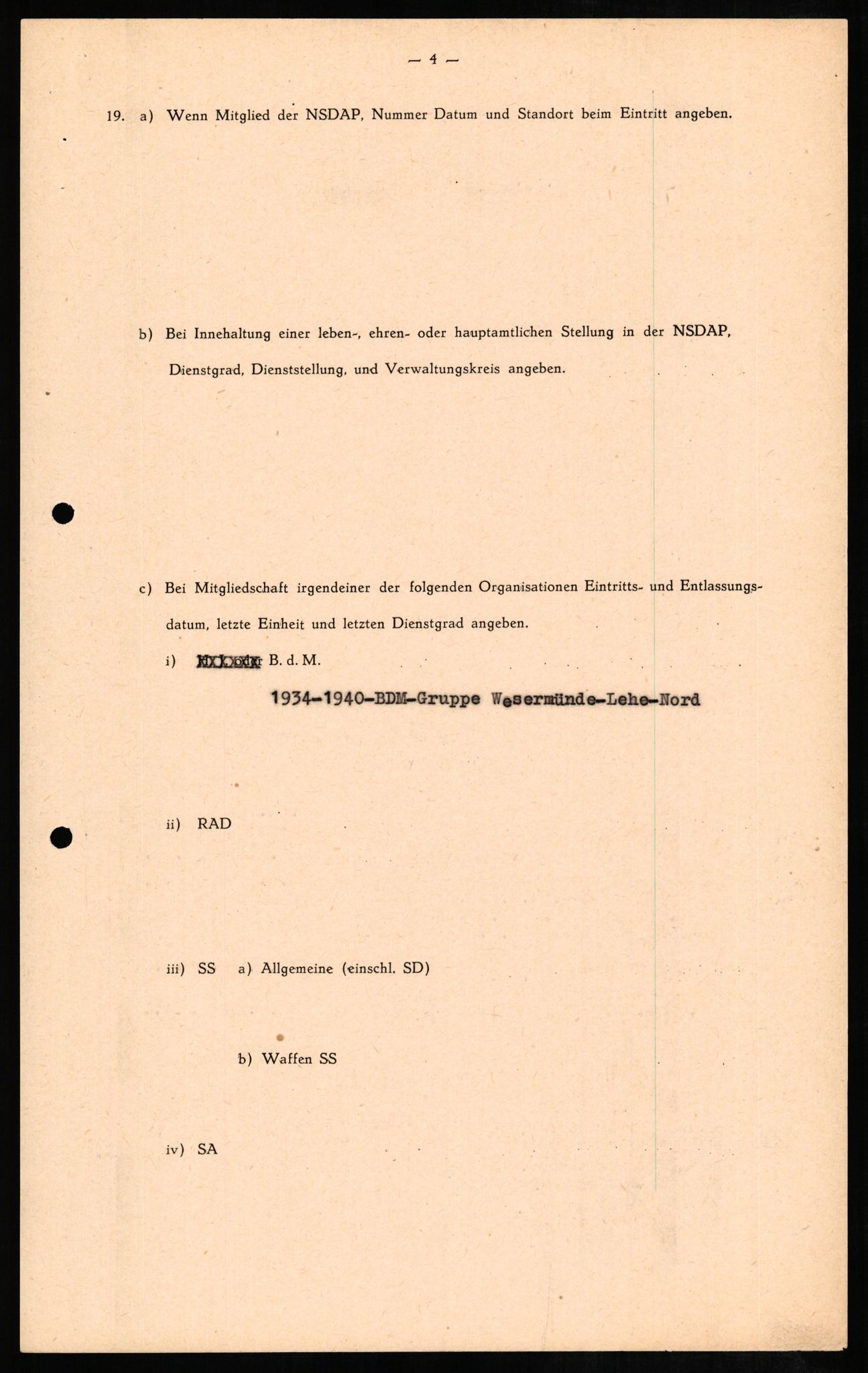 Forsvaret, Forsvarets overkommando II, RA/RAFA-3915/D/Db/L0010: CI Questionaires. Tyske okkupasjonsstyrker i Norge. Tyskere., 1945-1946, s. 387