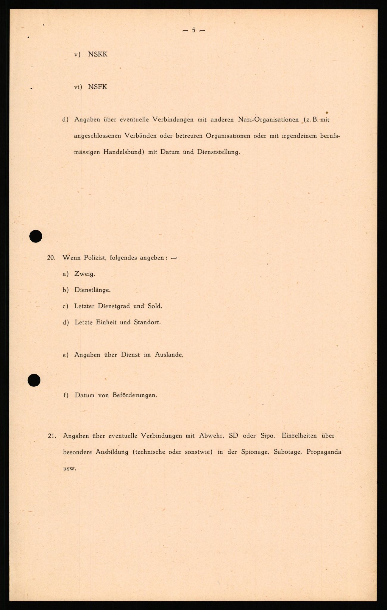 Forsvaret, Forsvarets overkommando II, AV/RA-RAFA-3915/D/Db/L0039: CI Questionaires. Tyske okkupasjonsstyrker i Norge. Østerrikere., 1945-1946, s. 438